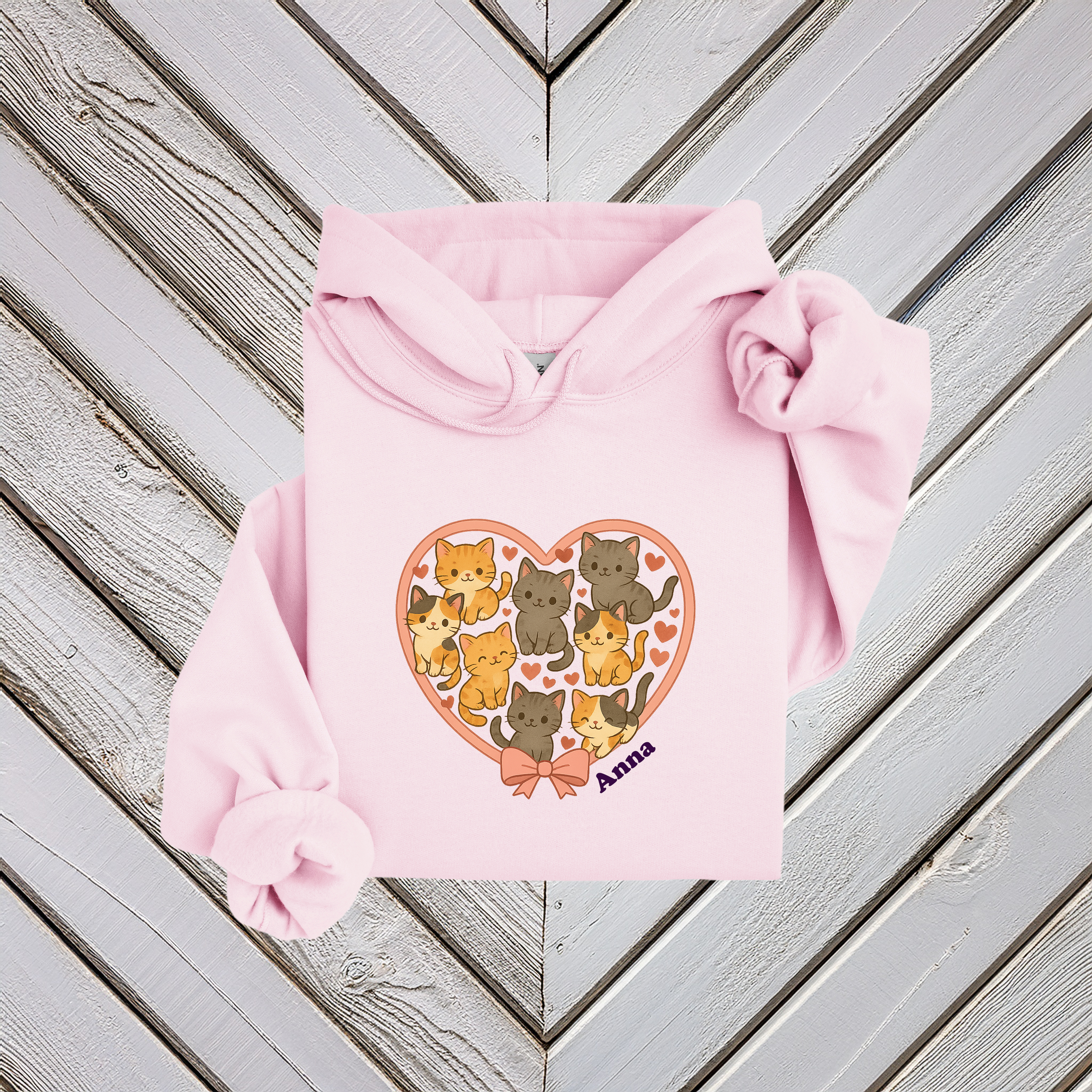 Hoodie Bunny Rabbit Heart Youth Heavy Blend Hooded Sweatshirt Coquette Bow, Gift for Girl Daughter Niece, Pink Sweat Shirt, Red Bunnies Shirts