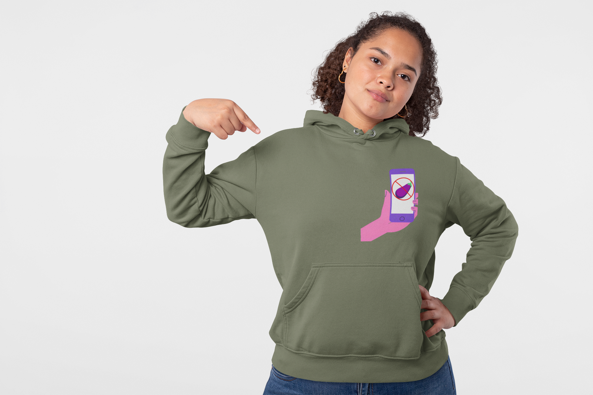 Anti-D*ck Pic (Unsolicited) Flowchart Hoodie Sweatshirt product thumbnail image