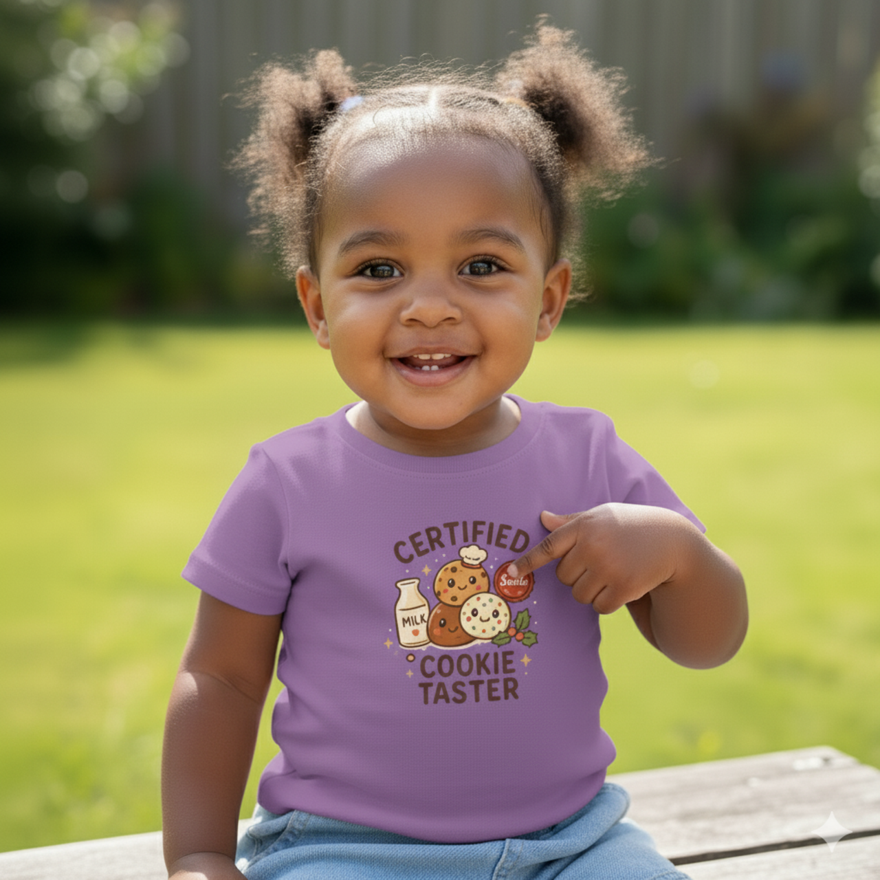 Infant Tee — "Certified Cookie Taster" Cute Baby Shirt Infant Tee — "Certified Cookie Taster" Cute Baby Shirt