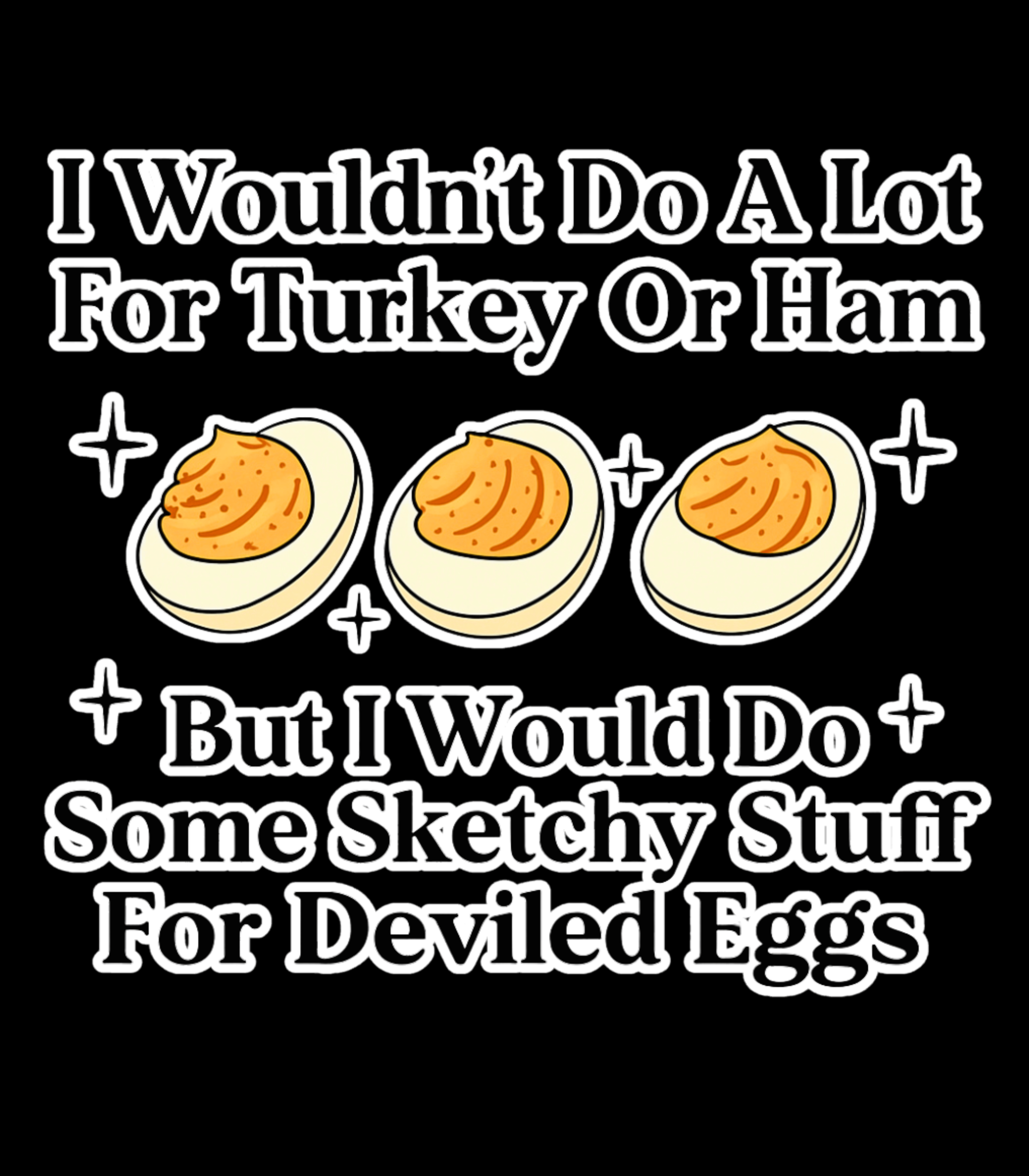Sketchy Deviled Eggs T-Shirt product thumbnail image