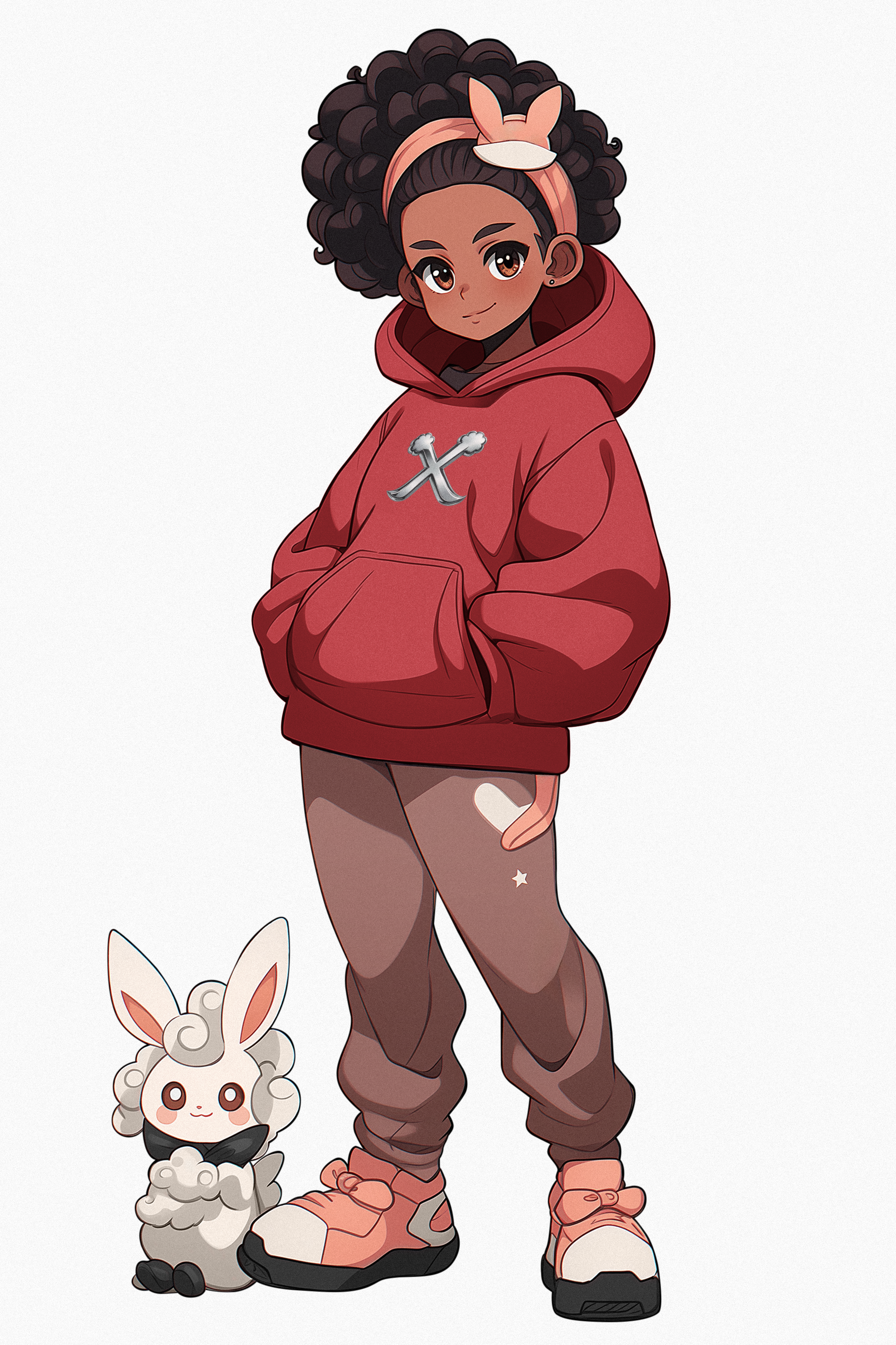 Stylish Unisex Hooded Sweatshirt with Crossbones Design product thumbnail image