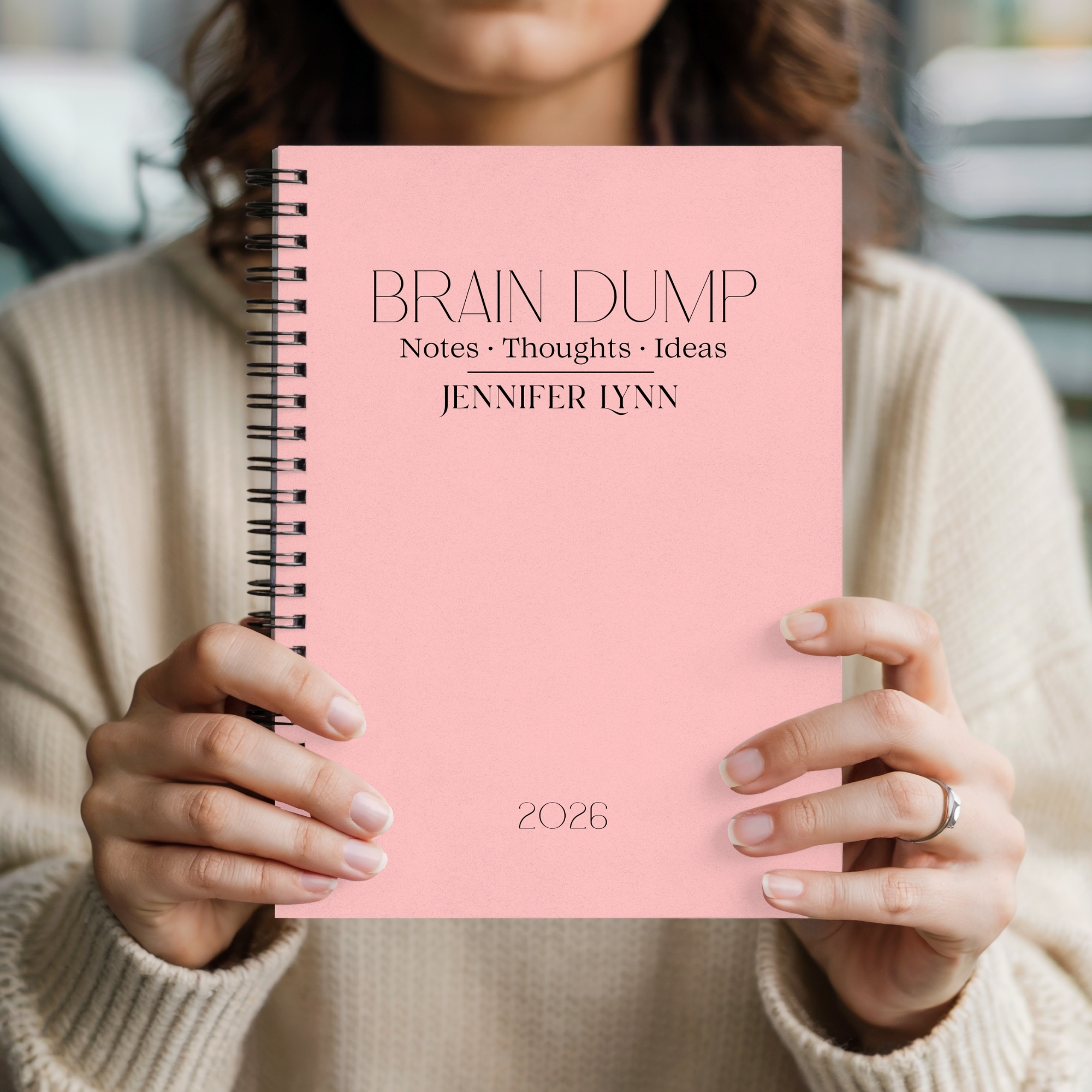 Notes Journal Personalized Brain Dump Custom Name Journal