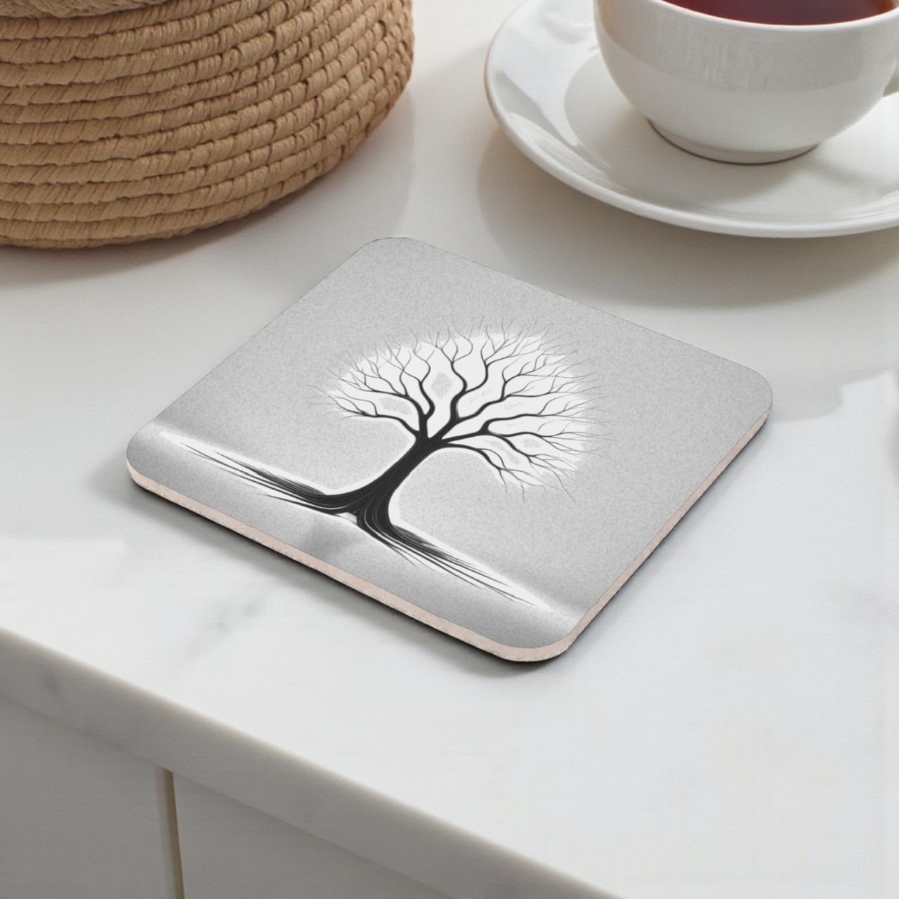 Nature-Inspired Tree Cork Back Coaster