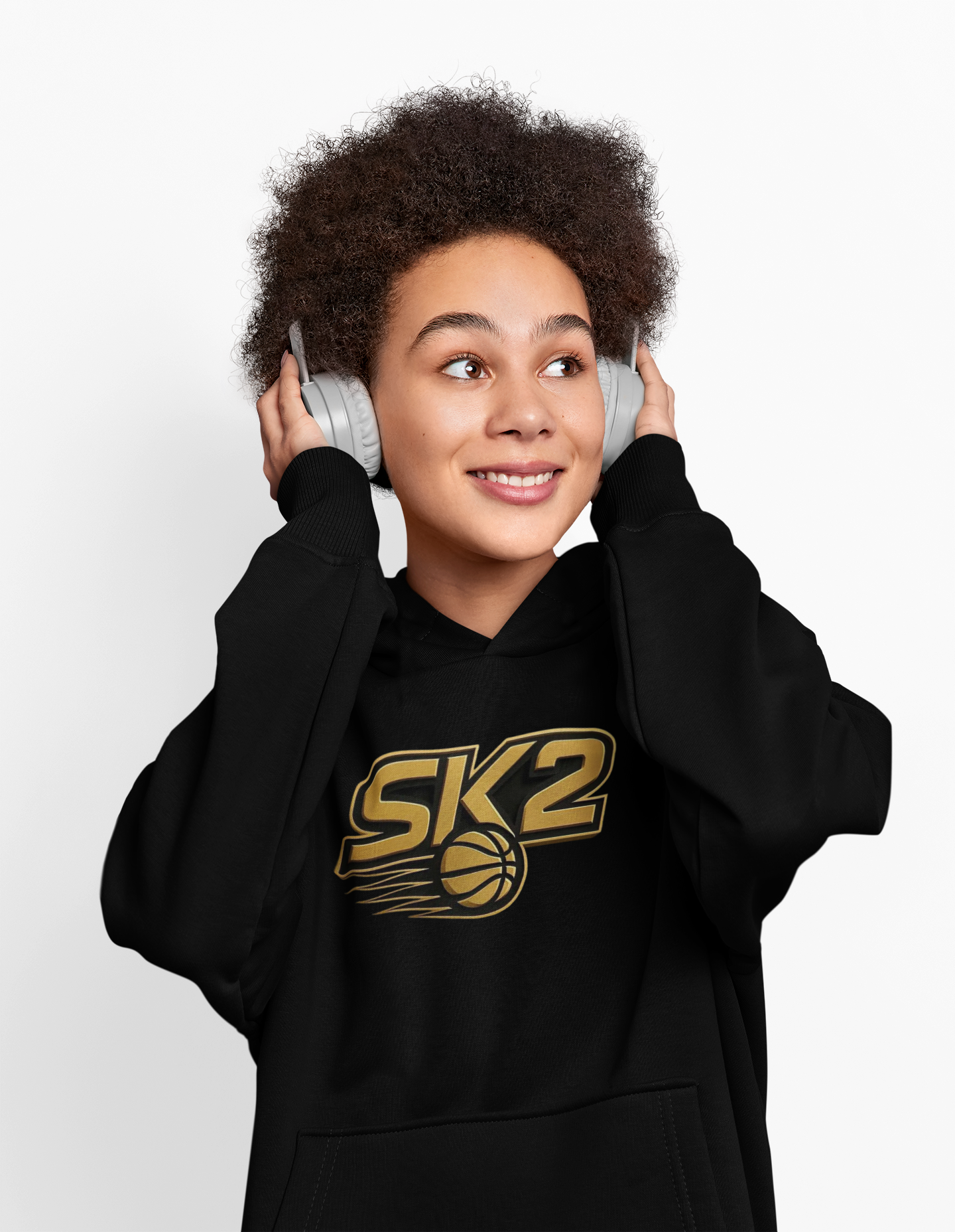 SK2 Basketball Crop Hoodie — Women's Athletic Streetwear product thumbnail image SK2 Basketball Crop Hoodie — Women's Athletic Streetwear product thumbnail image