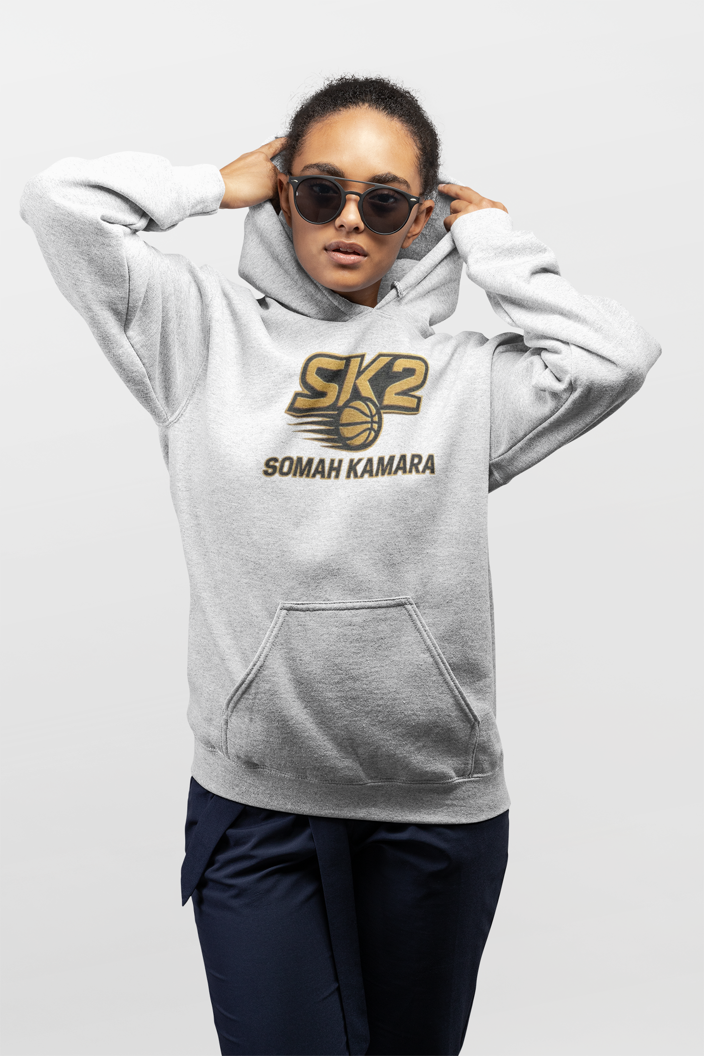 SK2 Somah Kamara Basketball Hoodie — Team Logo College Pullover product thumbnail image SK2 Somah Kamara Basketball Hoodie — Team Logo College Pullover product thumbnail image