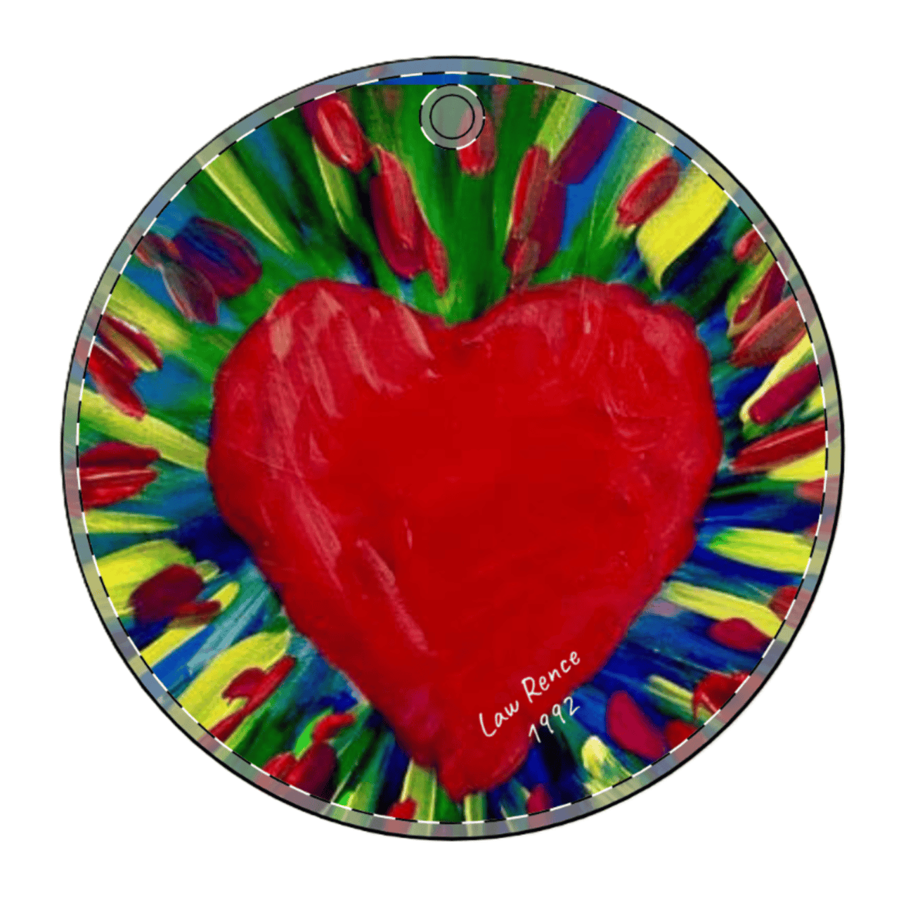The Bleeding Heart Original on Acrylic Ornaments (Multi-shape) by Law Rence product thumbnail image The Bleeding Heart Original on Acrylic Ornaments (Multi-shape) by Law Rence product thumbnail image