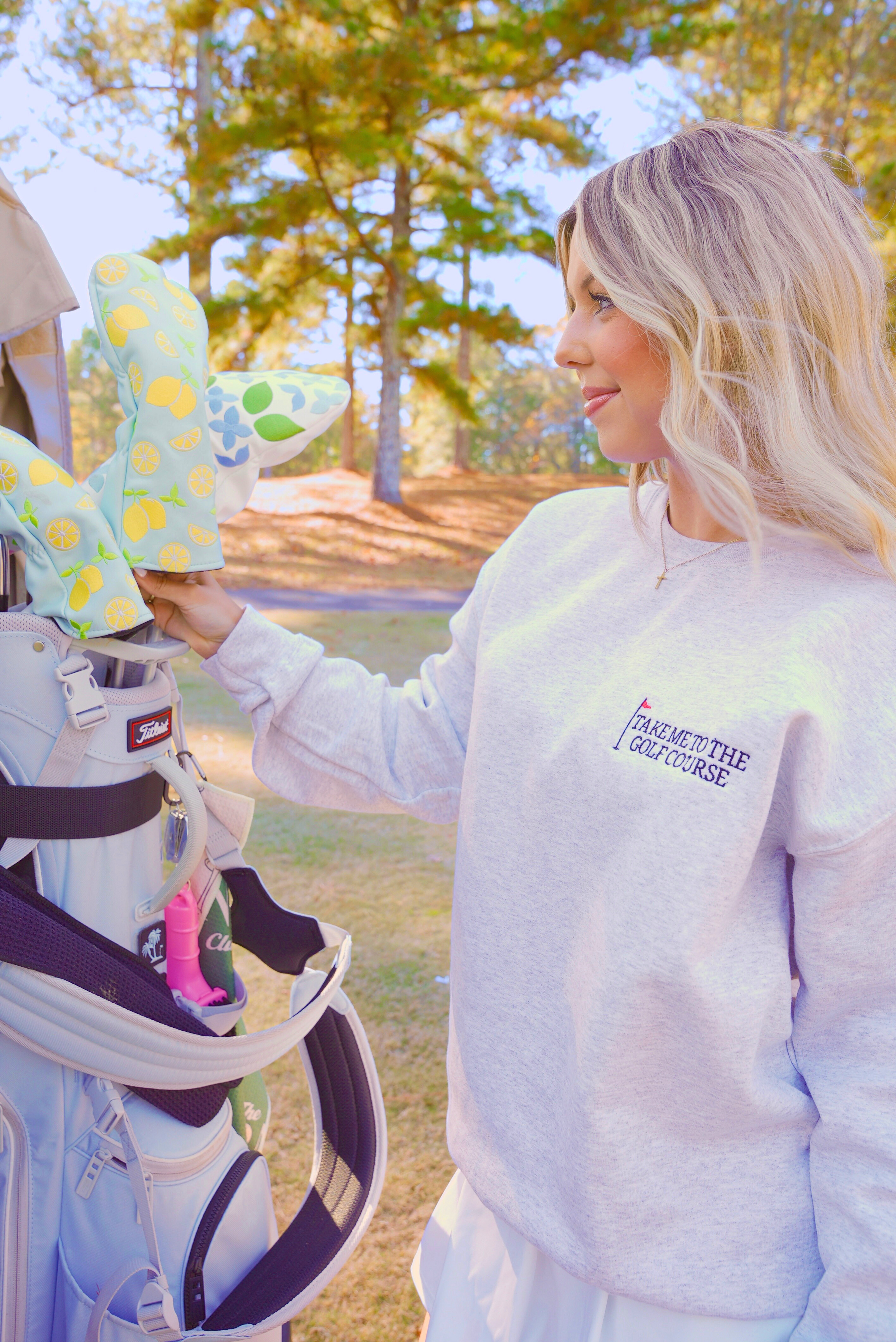 Take Me to the Course Crewneck product thumbnail image Take Me to the Course Crewneck product thumbnail image