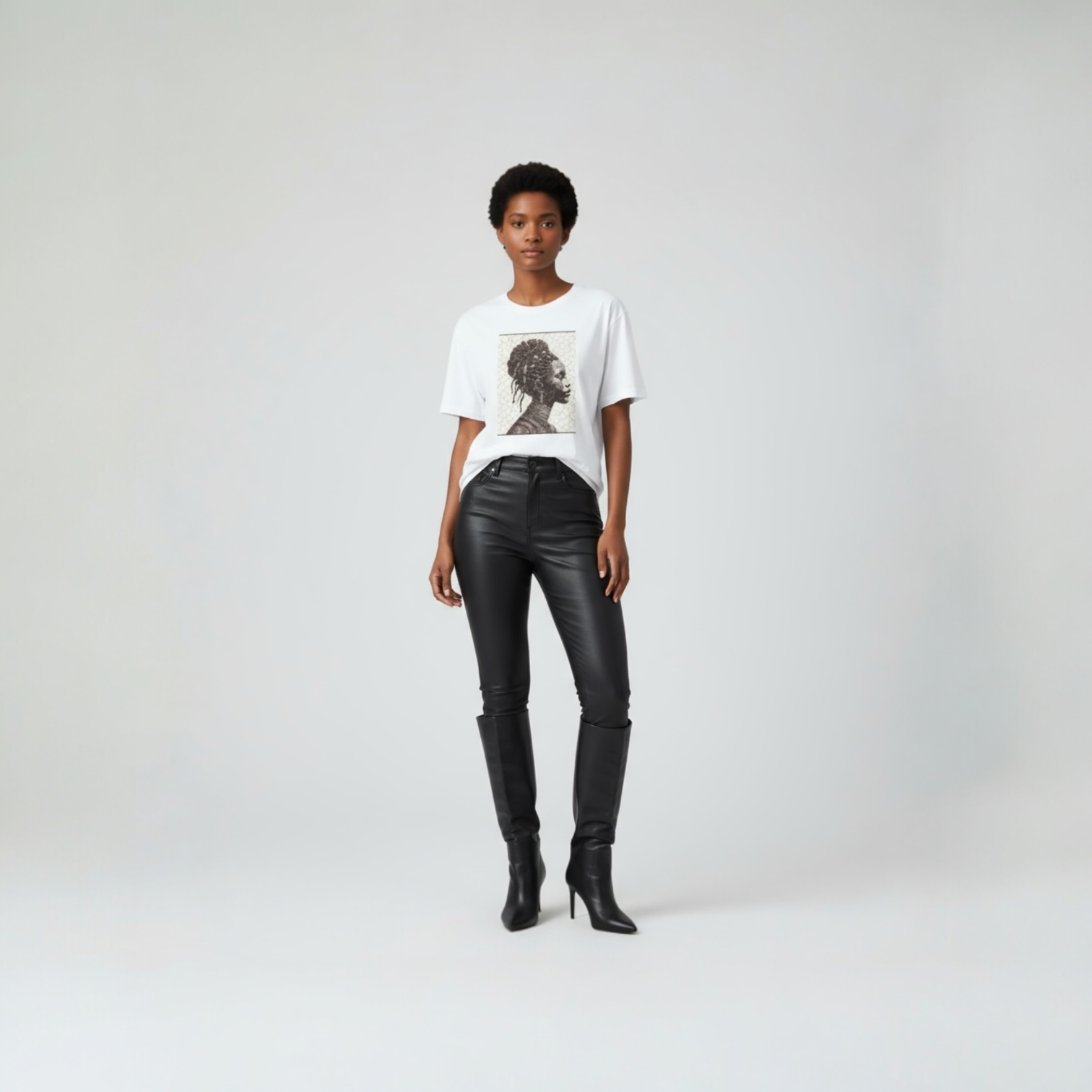 Braided Goddess Tee product thumbnail image Braided Goddess Tee product thumbnail image