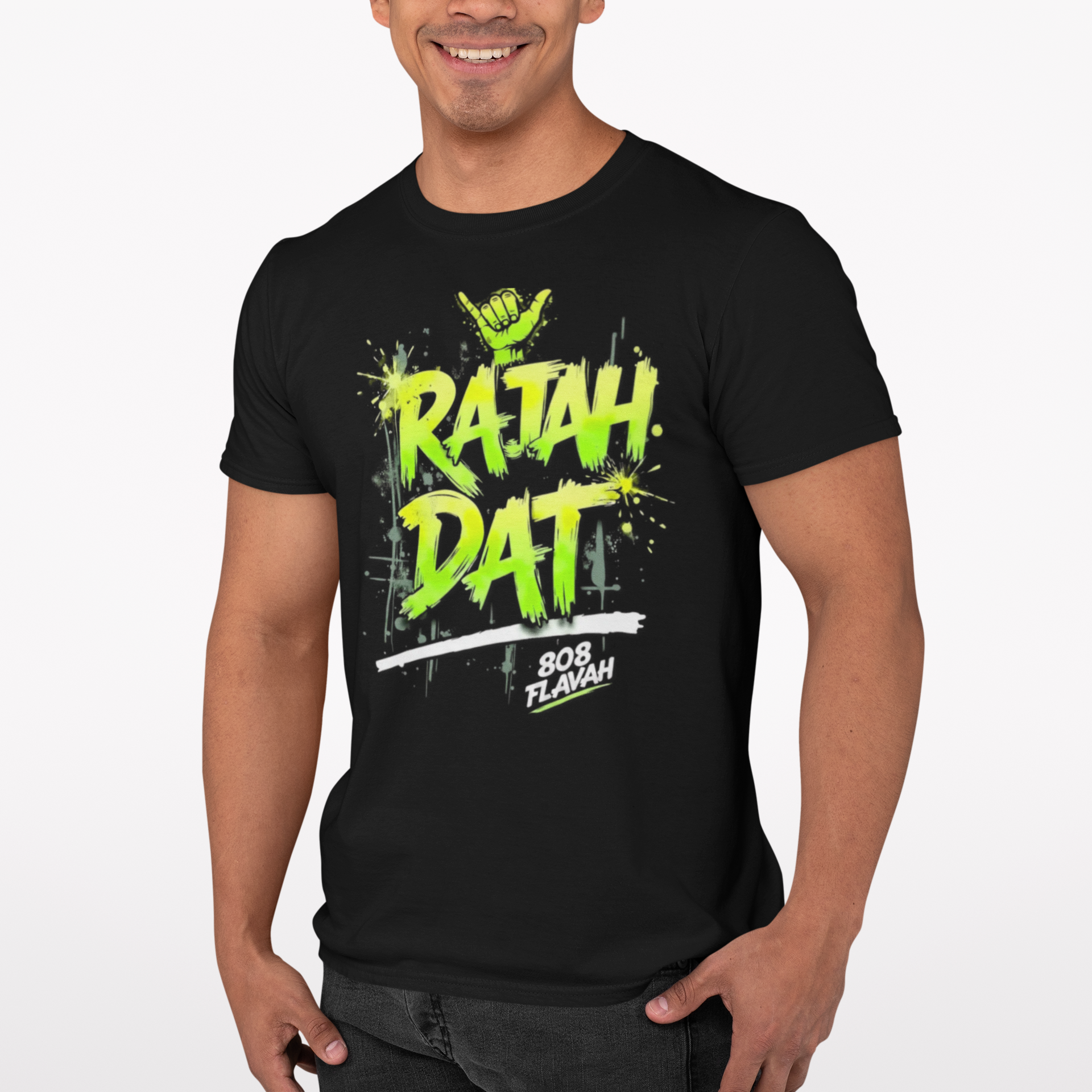 RAJAH Hawaii Slang Graffiti Streetwear Unisex Tee