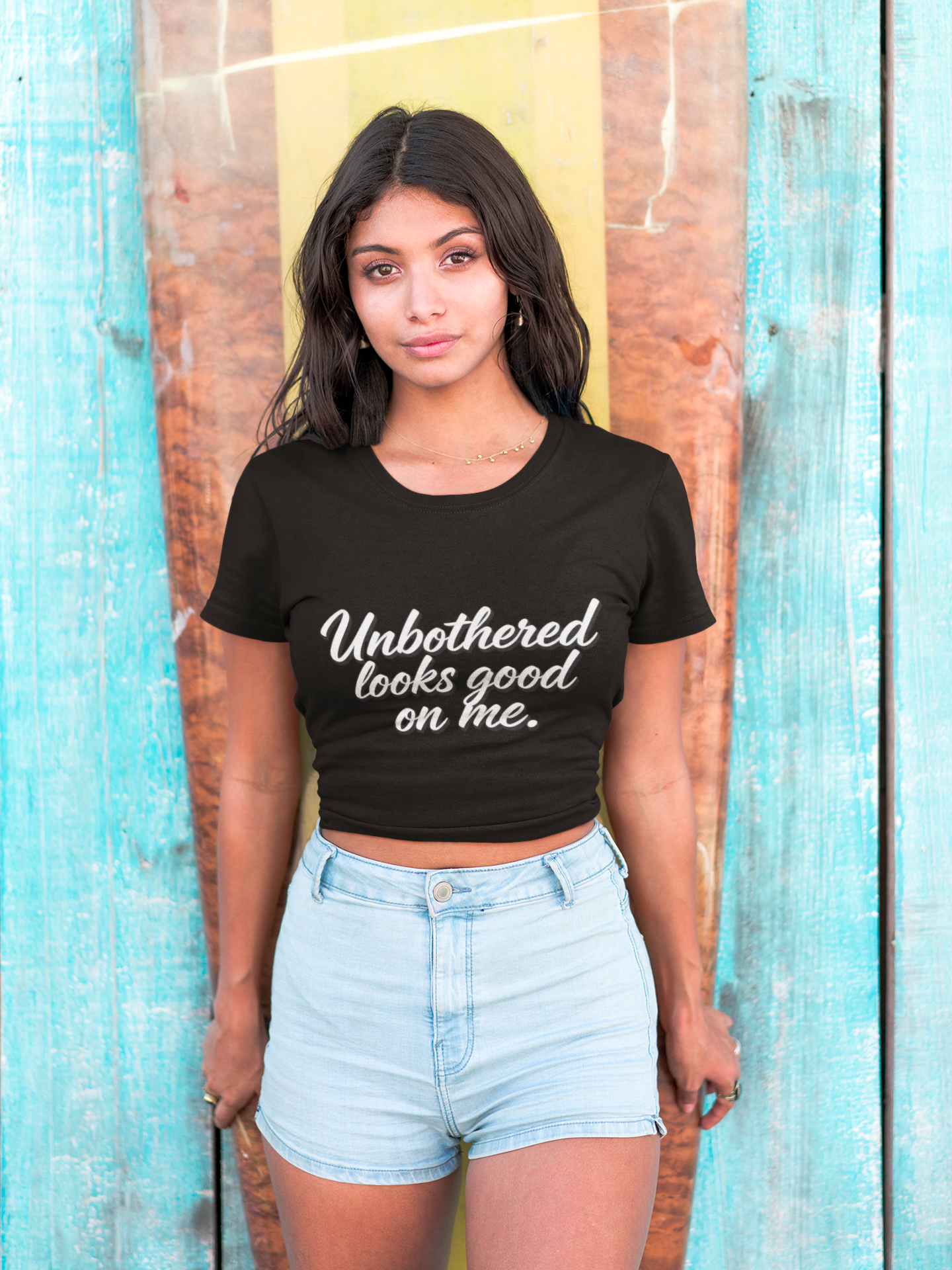 Unbothered T-Shirt - 'Unbothered Looks Good On Me' product thumbnail image Unbothered T-Shirt - 'Unbothered Looks Good On Me' product thumbnail image