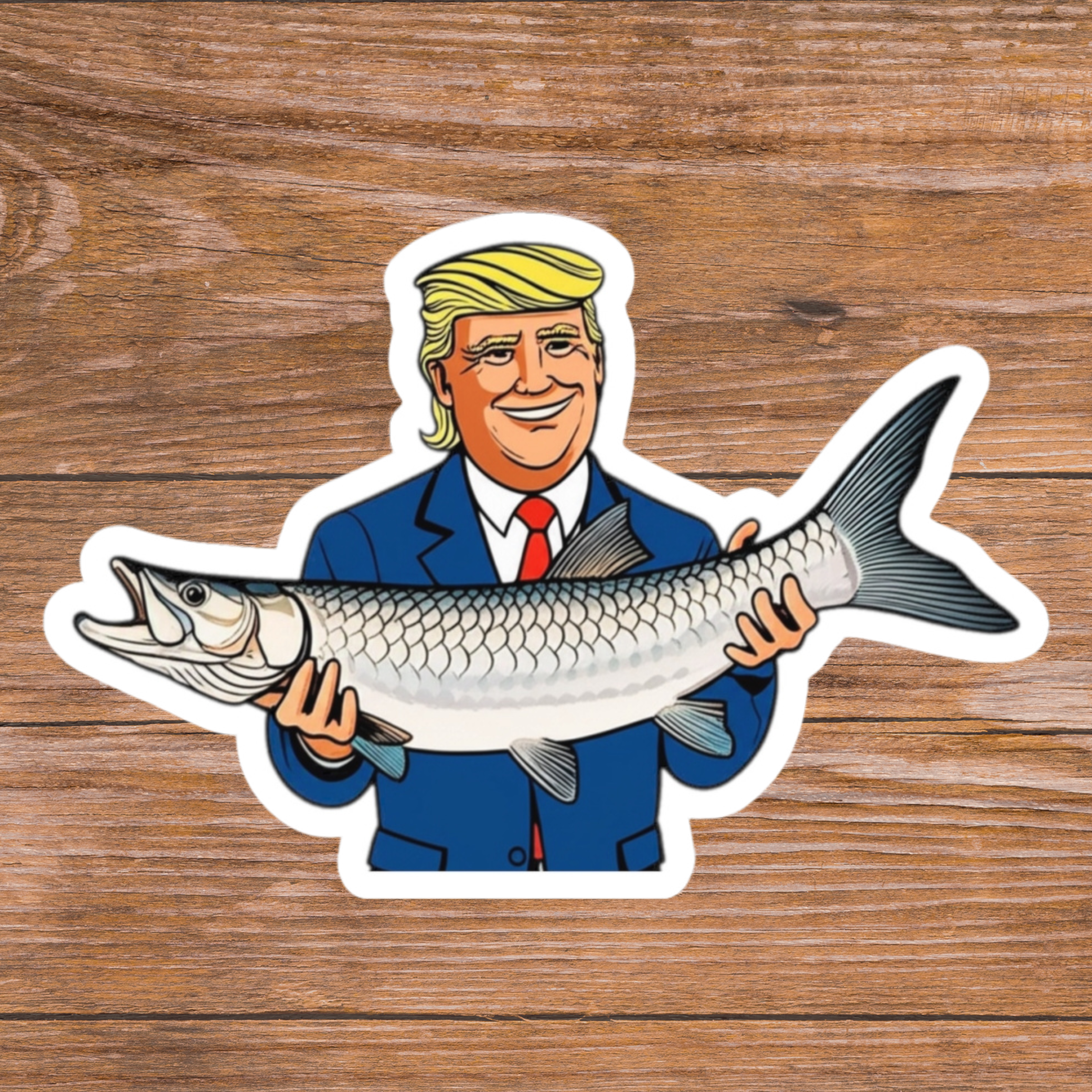 Presidential Angler Fishing Sticker | Tarpon Sticker | Political Funny Fishing Decal | Patriotic Fishing Sticker | Fishing Gift | Dad Gif product thumbnail image Presidential Angler Fishing Sticker | Tarpon Sticker | Political Funny Fishing Decal | Patriotic Fishing Sticker | Fishing Gift | Dad Gif product thumbnail image
