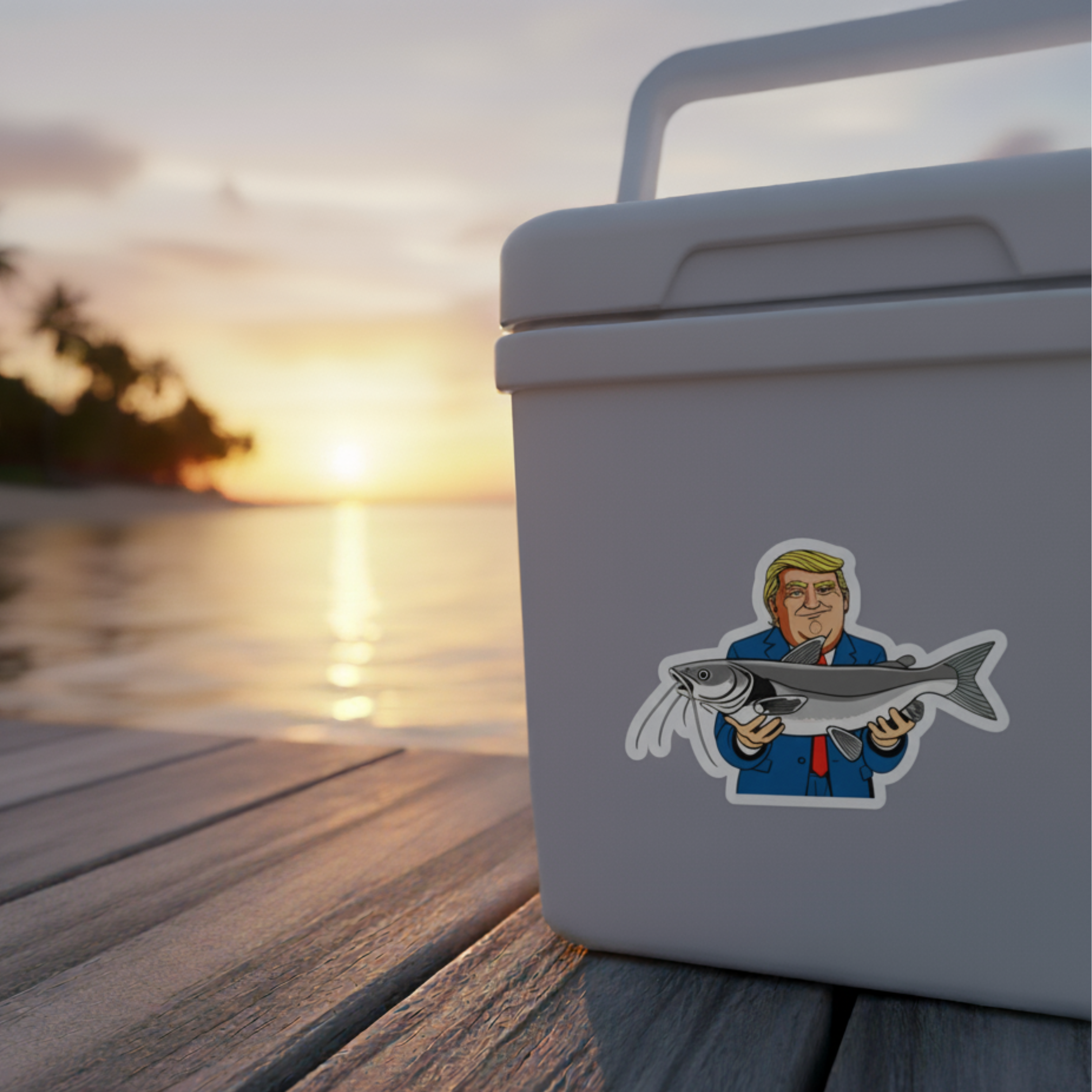 Presidential Angler Fishing Sticker | Catfish Sticker | Political Funny Fishing Decal | Patriotic Fishing Sticker | Fishing Gift | Dad Gift product thumbnail image Presidential Angler Fishing Sticker | Catfish Sticker | Political Funny Fishing Decal | Patriotic Fishing Sticker | Fishing Gift | Dad Gift product thumbnail image