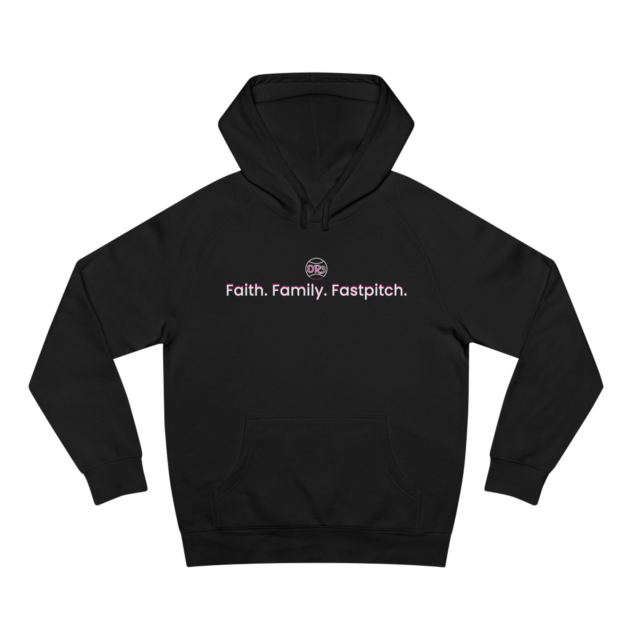 Faith. Family. Fastpitch. Unisex Hoodie by DR3Fastpitch product thumbnail image Faith. Family. Fastpitch. Unisex Hoodie by DR3Fastpitch product thumbnail image