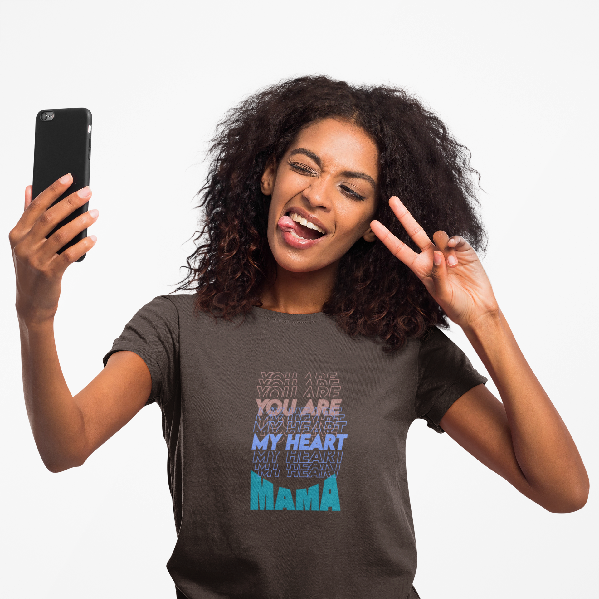 Mama T‑Shirt – "You Are My Heart" Graphic Tee (Mother's Day Gift)