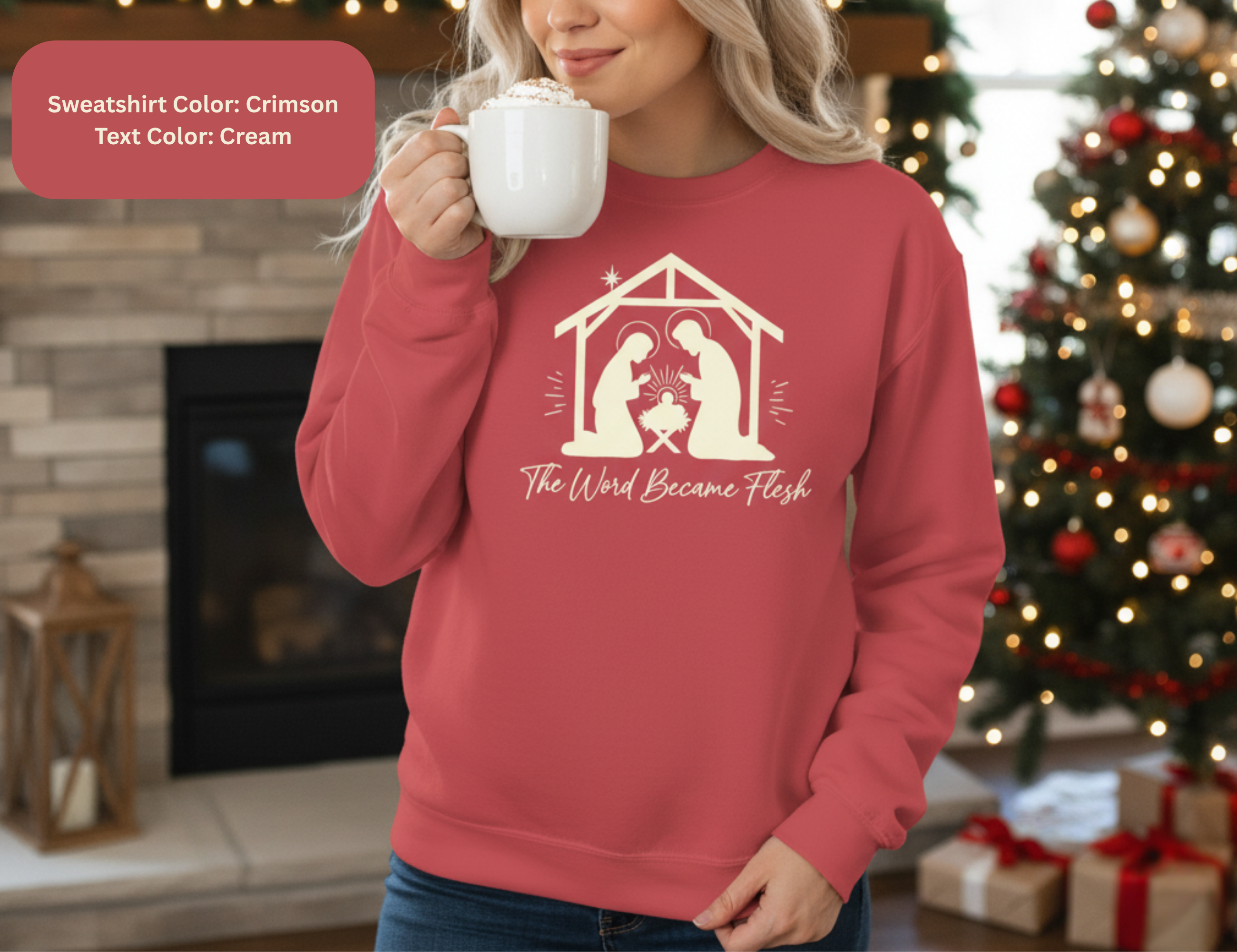 The Word Became Flesh Sweatshirt- Comfort Colors Based on John 1:14 product thumbnail image The Word Became Flesh Sweatshirt- Comfort Colors Based on John 1:14 product thumbnail image