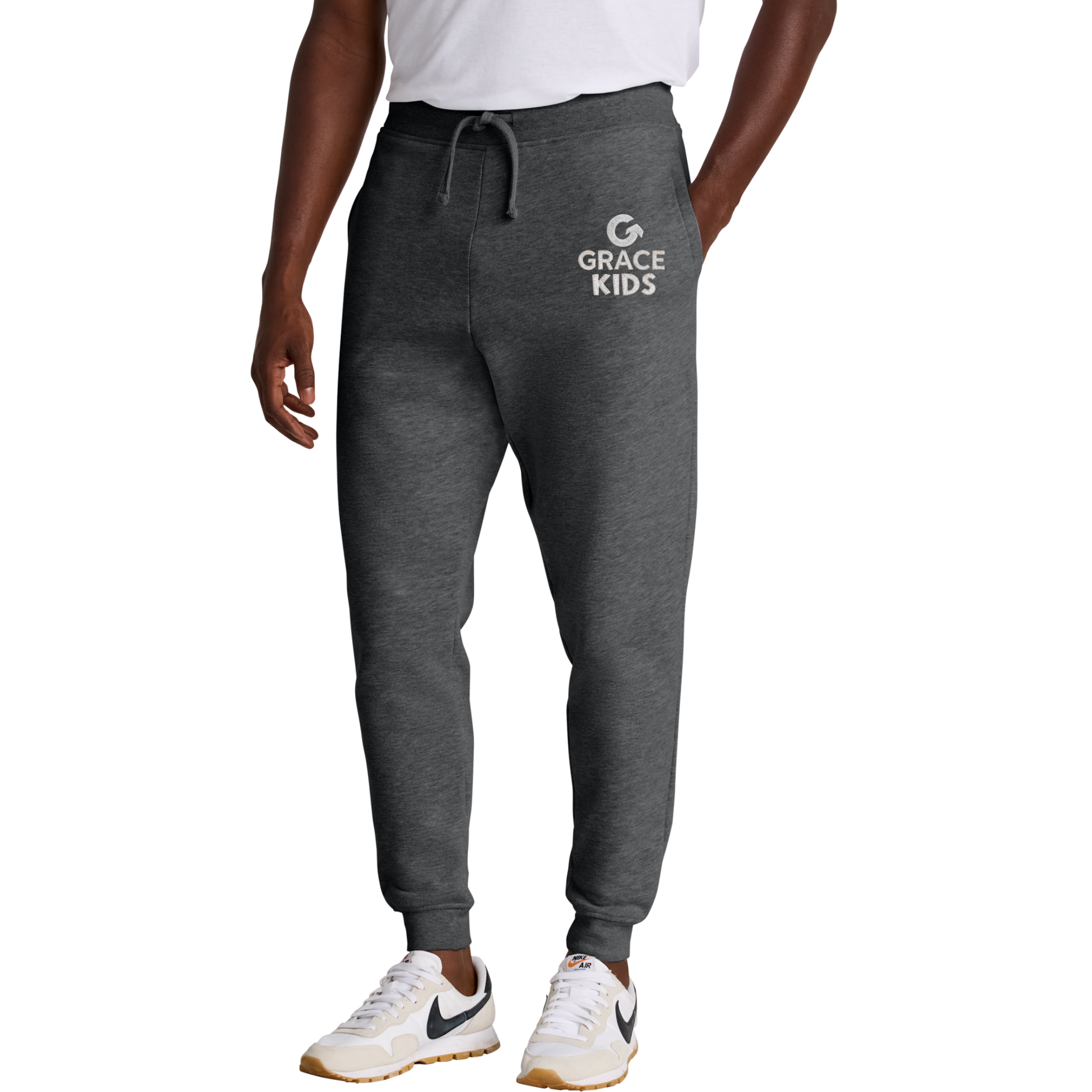 Adult Embroidered Fleece Jogger Sweatpants product thumbnail image