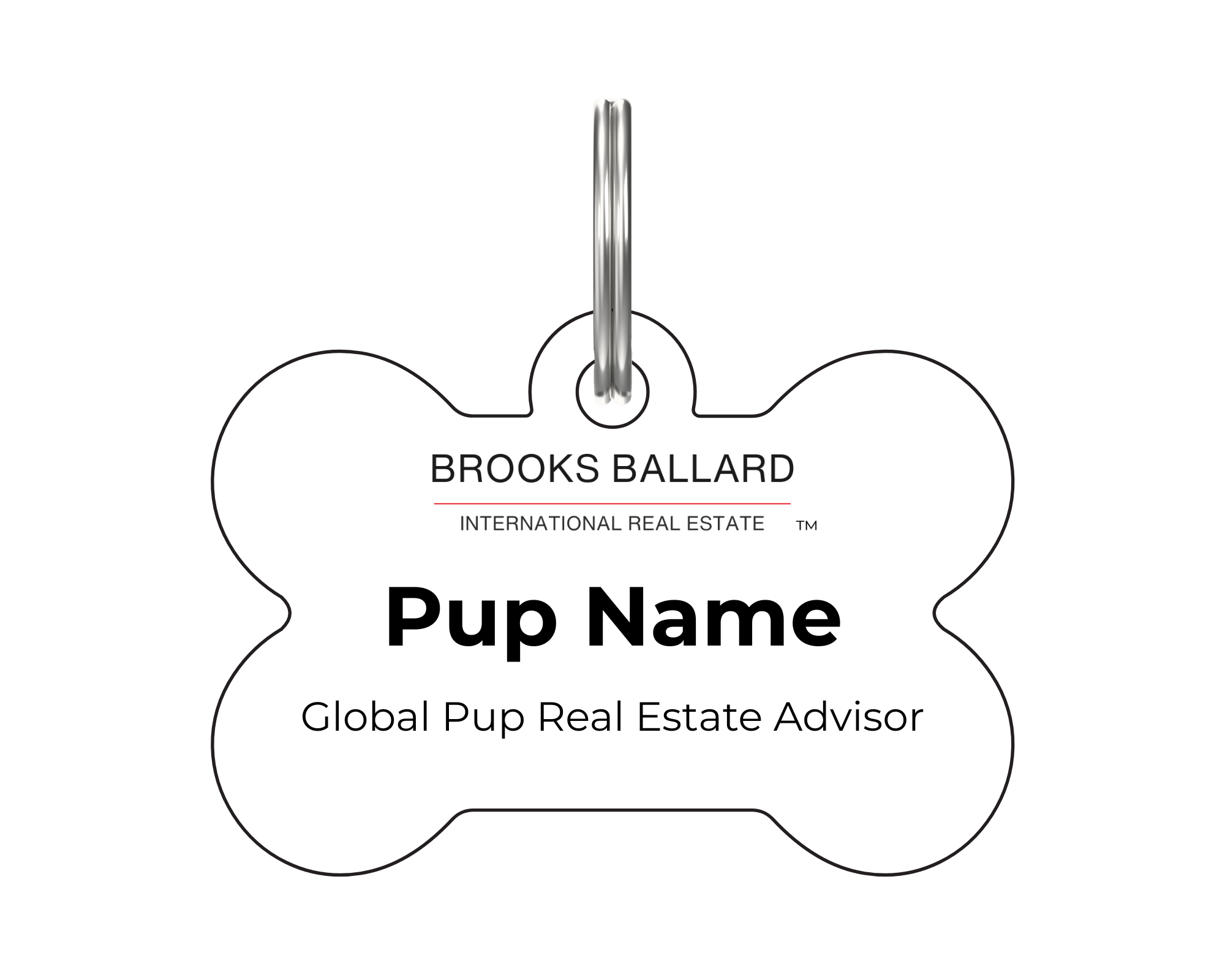 Pet Tags - Global Real Estate Pup Advisor Tags