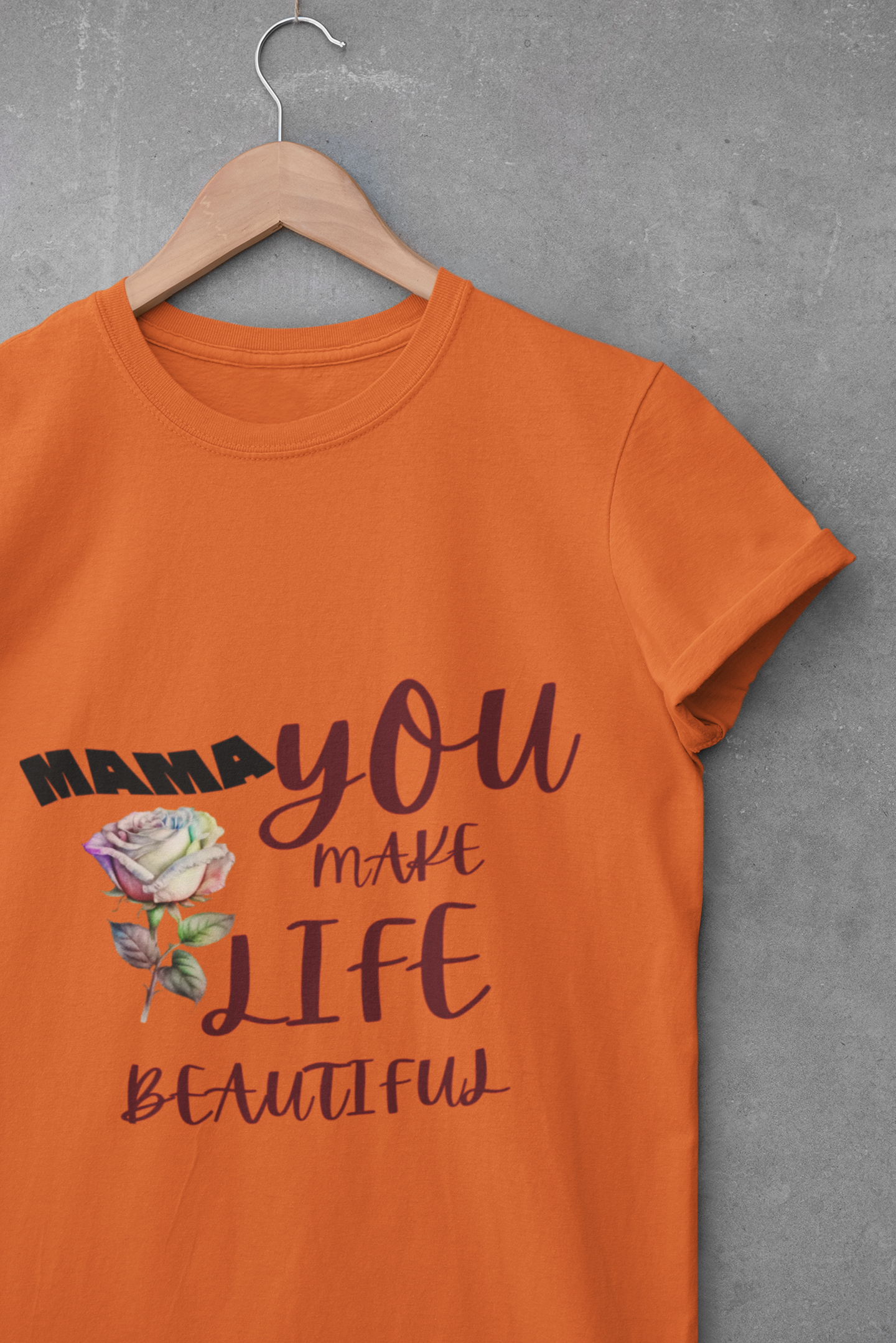 Mama You Make Life Beautiful Sweatshirt — Floral Mother's Day Crewneck product thumbnail image