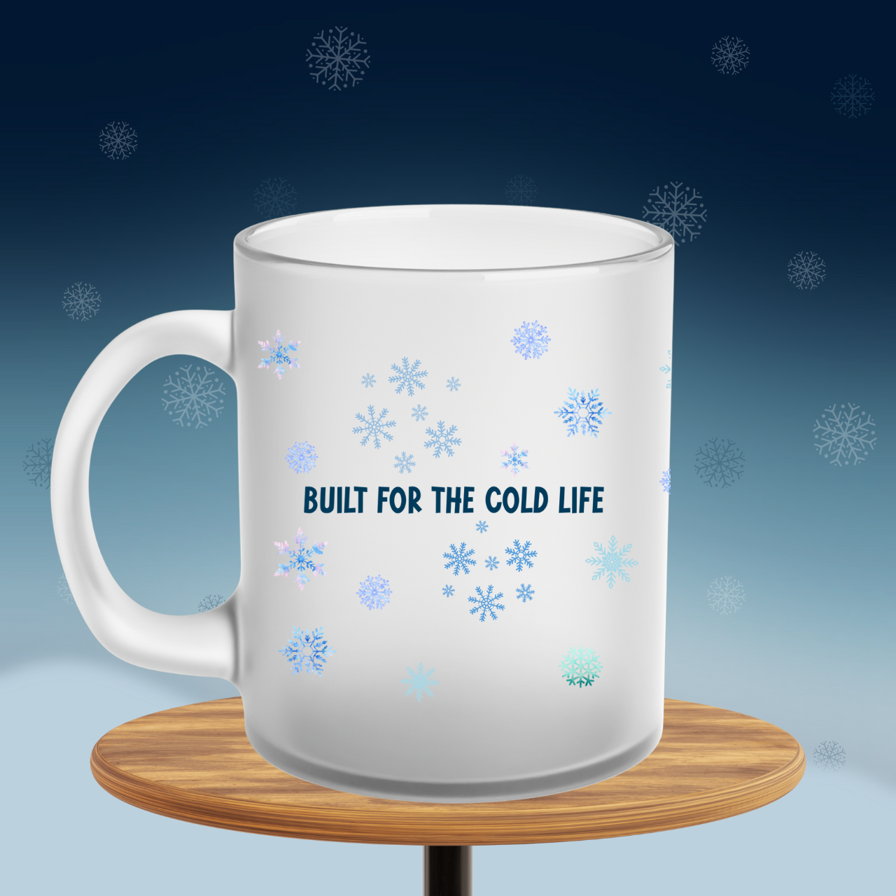 Frosted Glass Coffee Mug, 11oz product thumbnail image