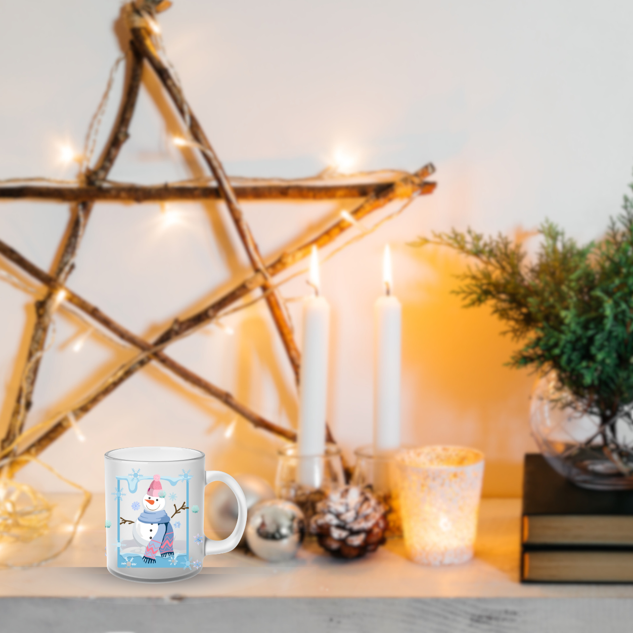 Frosted Glass Coffee Mug, 11oz product thumbnail image Frosted Glass Coffee Mug, 11oz product thumbnail image