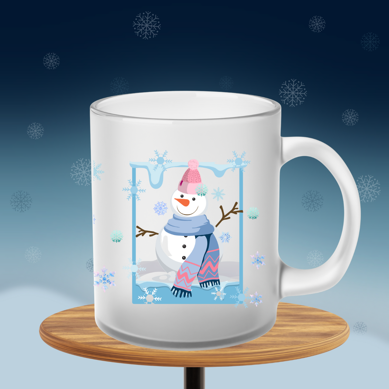 Frosted Glass Coffee Mug, 11oz product thumbnail image Frosted Glass Coffee Mug, 11oz product thumbnail image