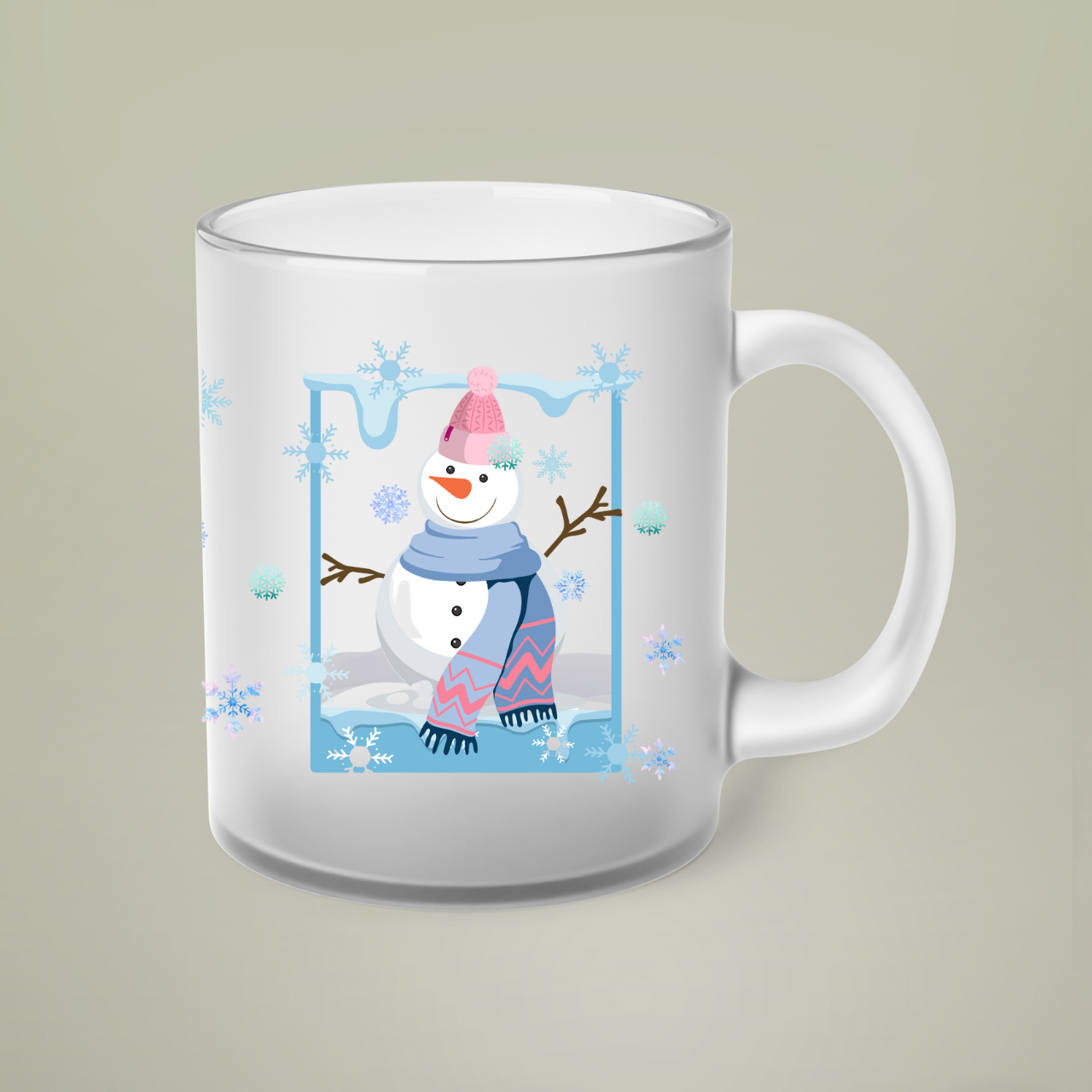 Frosted Glass Coffee Mug, 11oz product thumbnail image Frosted Glass Coffee Mug, 11oz product thumbnail image