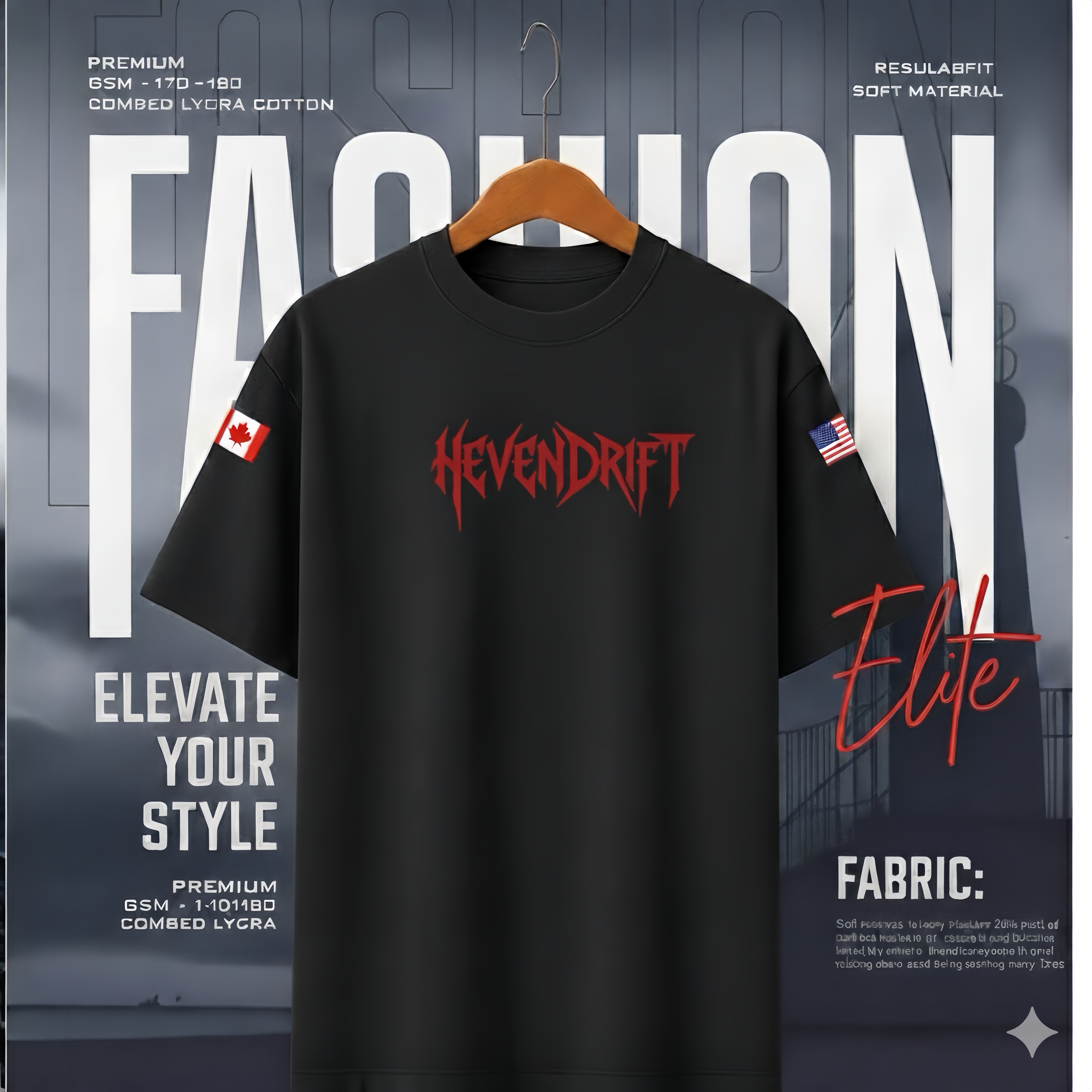 T‑Shirt — 'Hevendrift' Patriotic 'Stop Rico' Graphic Tee product thumbnail image T‑Shirt — 'Hevendrift' Patriotic 'Stop Rico' Graphic Tee product thumbnail image