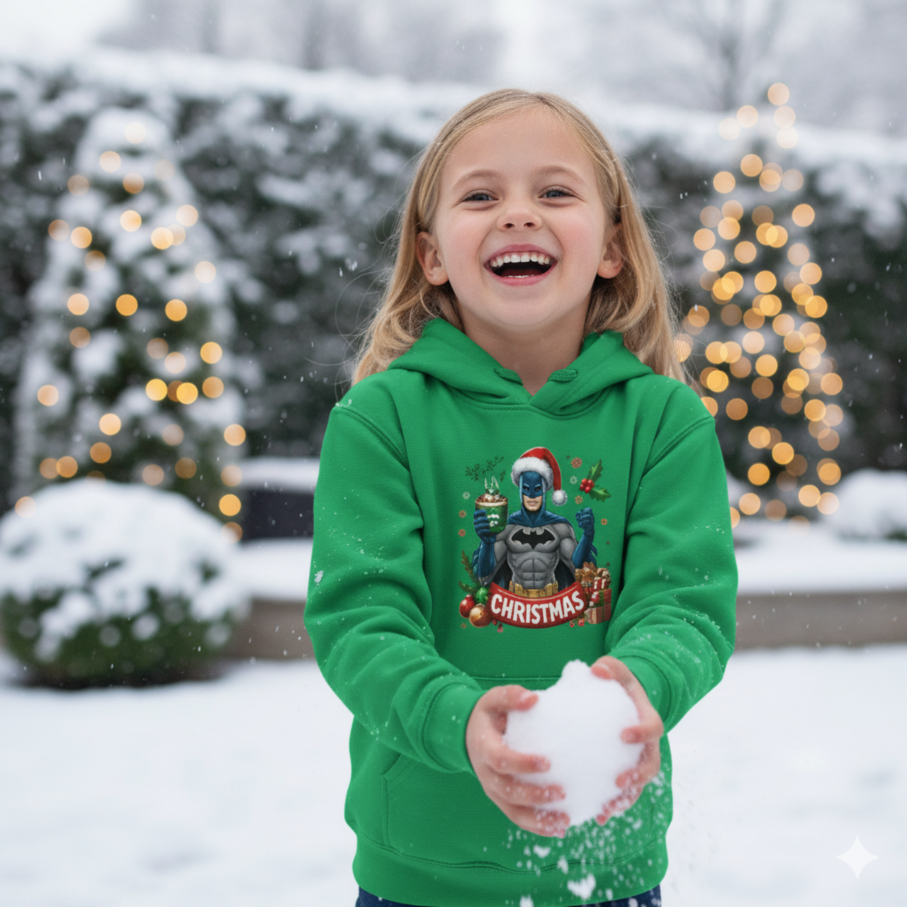 Kids Hoodie - Cute Alien Santa "Merry Christmas" Holiday Pullover product thumbnail image Kids Hoodie - Cute Alien Santa "Merry Christmas" Holiday Pullover product thumbnail image