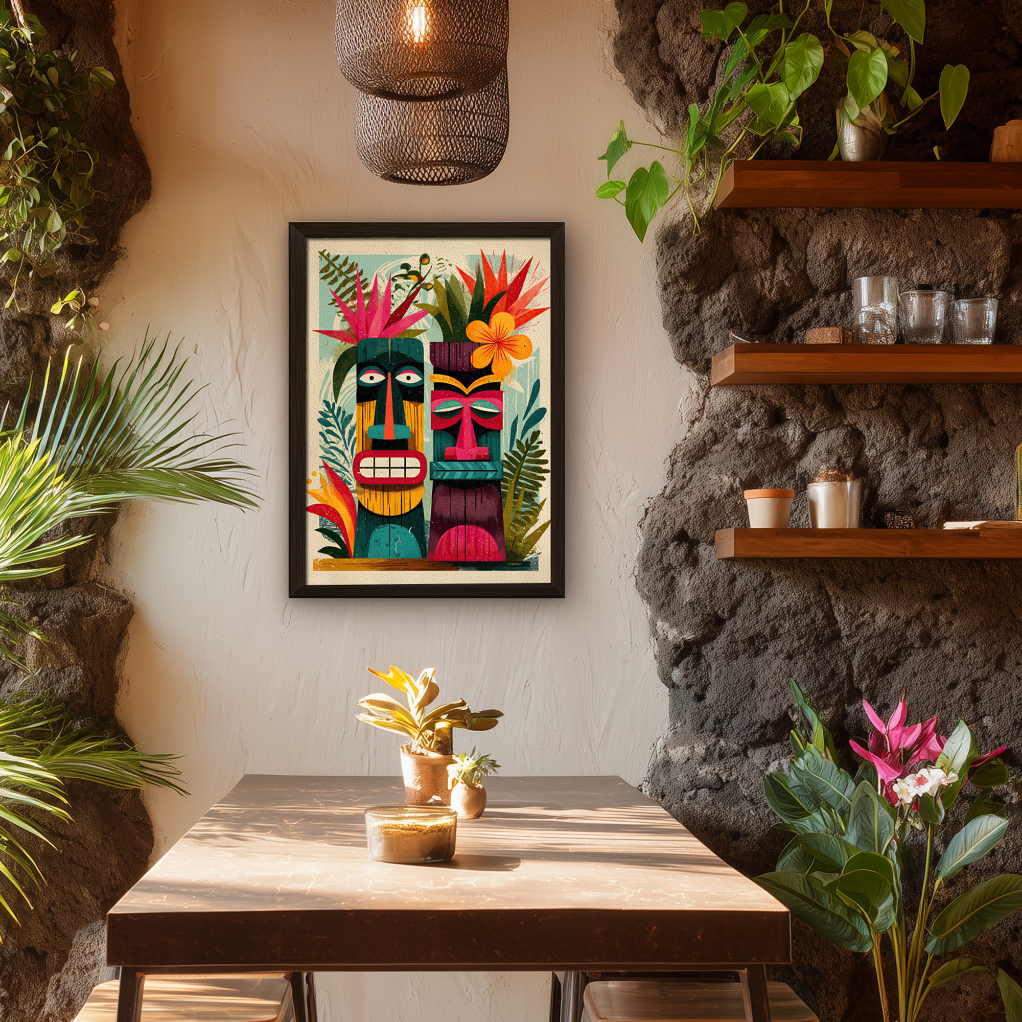 Te Pua Guardians - Giclée Print product thumbnail image Te Pua Guardians - Giclée Print product thumbnail image