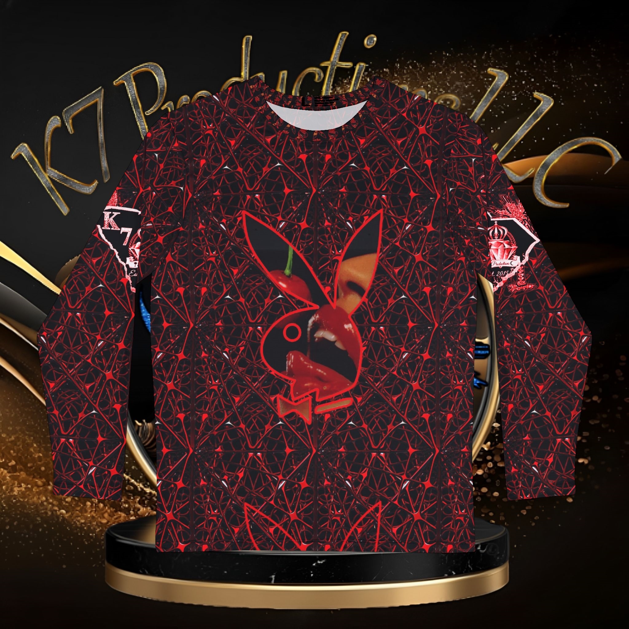 Men's PlayBoy WobWeb Long Sleeve Shirt product thumbnail image Men's PlayBoy WobWeb Long Sleeve Shirt product thumbnail image