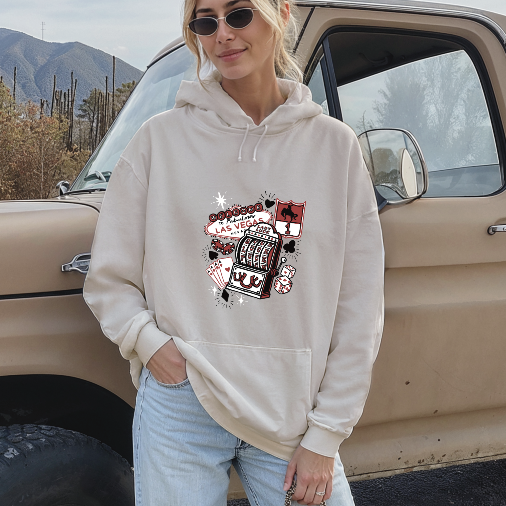 Luck, Buck or F@#!- Unisex Sweatshirt product thumbnail image Luck, Buck or F@#!- Unisex Sweatshirt product thumbnail image