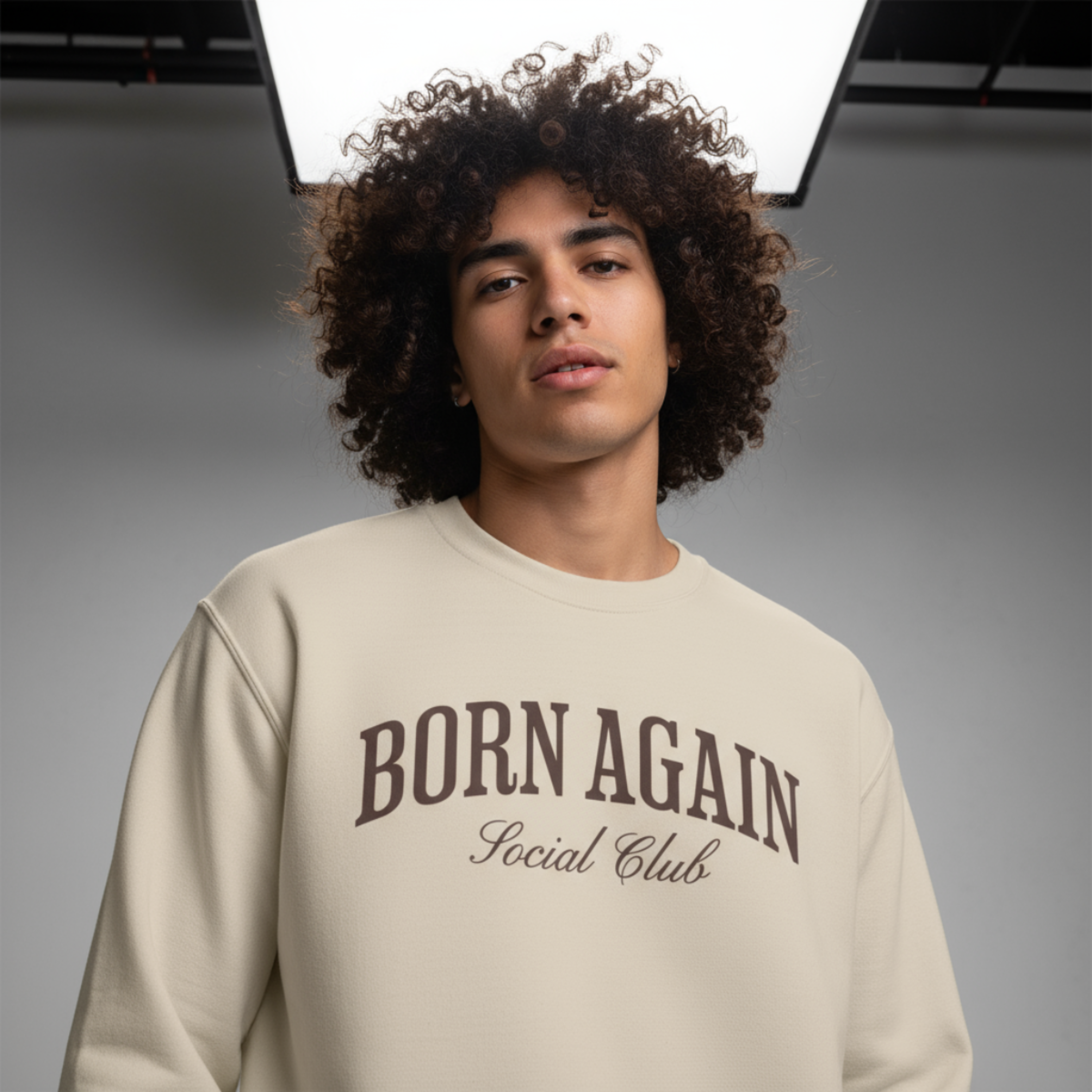 Born Again Social Club Sweatshirt product thumbnail image Born Again Social Club Sweatshirt product thumbnail image