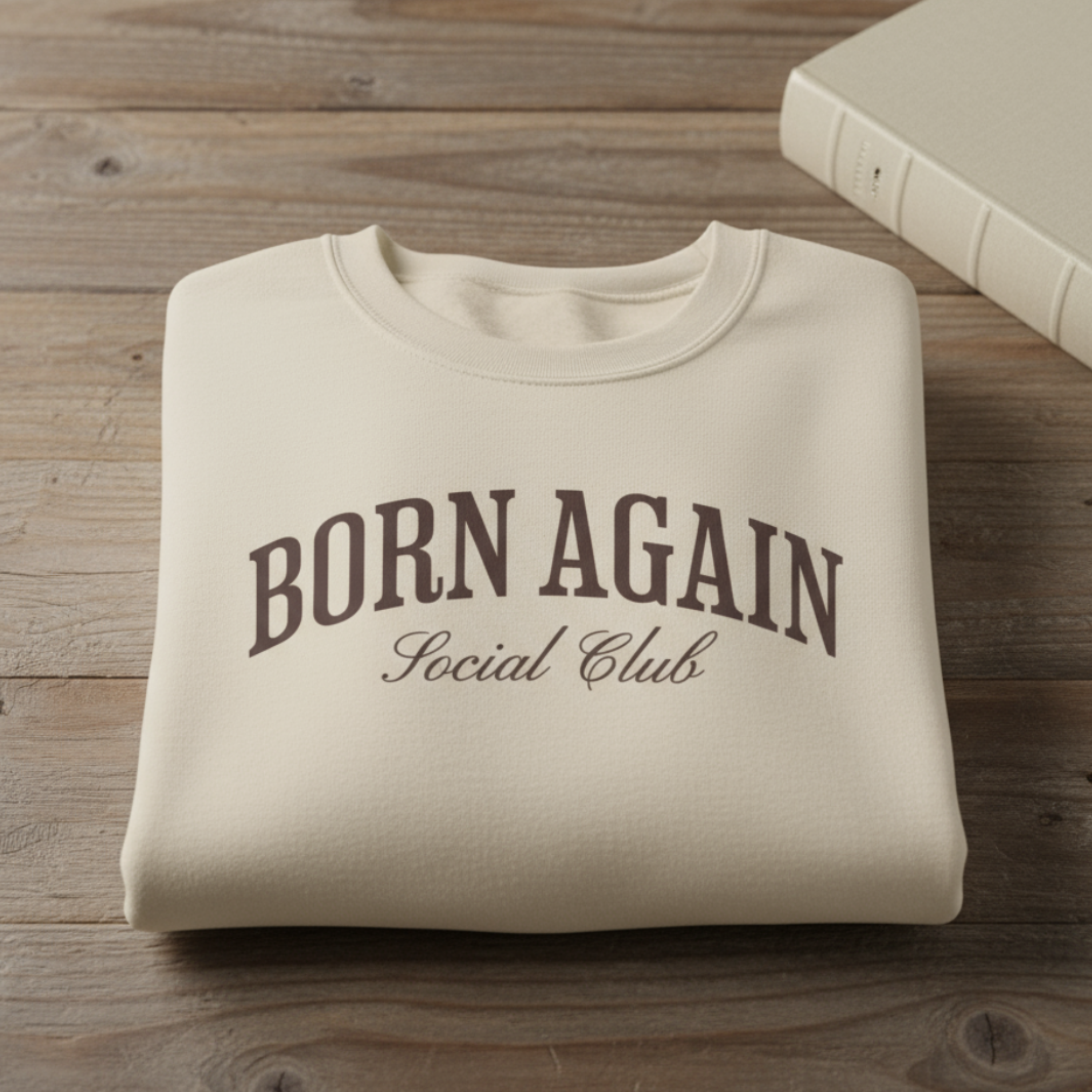 Born Again Social Club Sweatshirt product thumbnail image Born Again Social Club Sweatshirt product thumbnail image