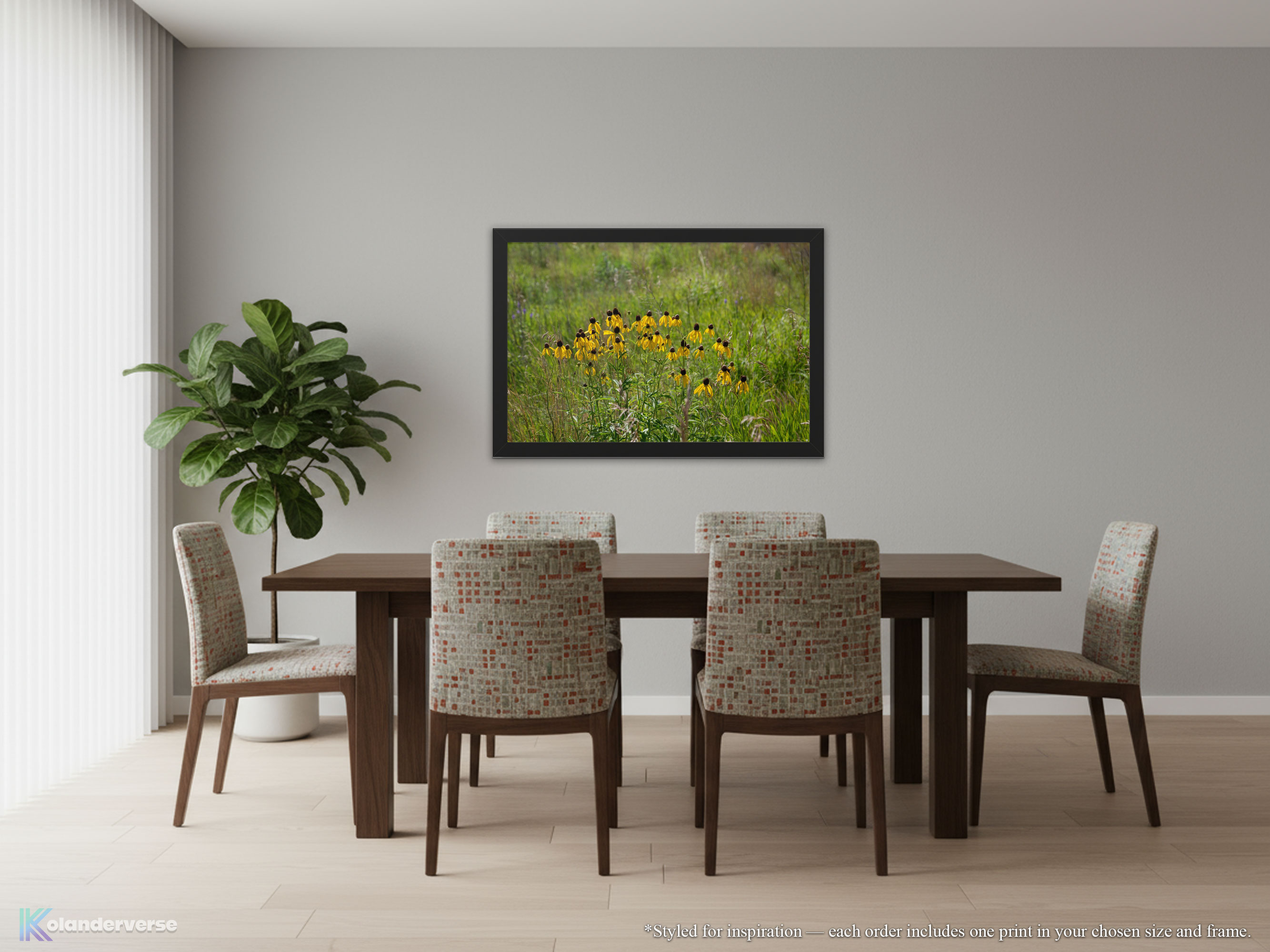 Black-Eyed Susan Floral - Framed Print – Rustic Flowers Midwest Prairie Wall Art - Yellow Wildflowers #29 product thumbnail image Black-Eyed Susan Floral - Framed Print – Rustic Flowers Midwest Prairie Wall Art - Yellow Wildflowers #29 product thumbnail image