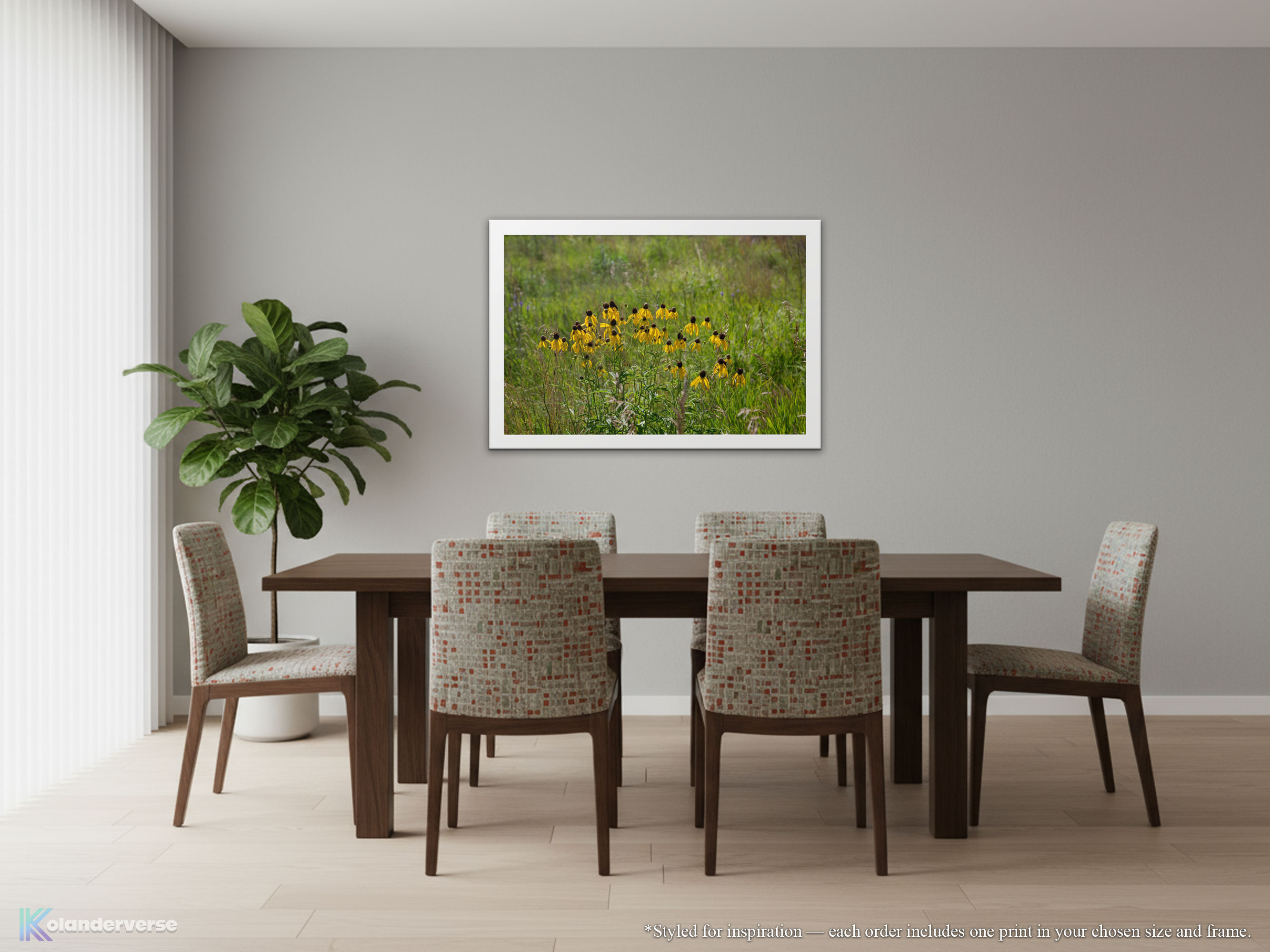Black-Eyed Susan Floral - Framed Print – Rustic Flowers Midwest Prairie Wall Art - Yellow Wildflowers #29 product thumbnail image Black-Eyed Susan Floral - Framed Print – Rustic Flowers Midwest Prairie Wall Art - Yellow Wildflowers #29 product thumbnail image