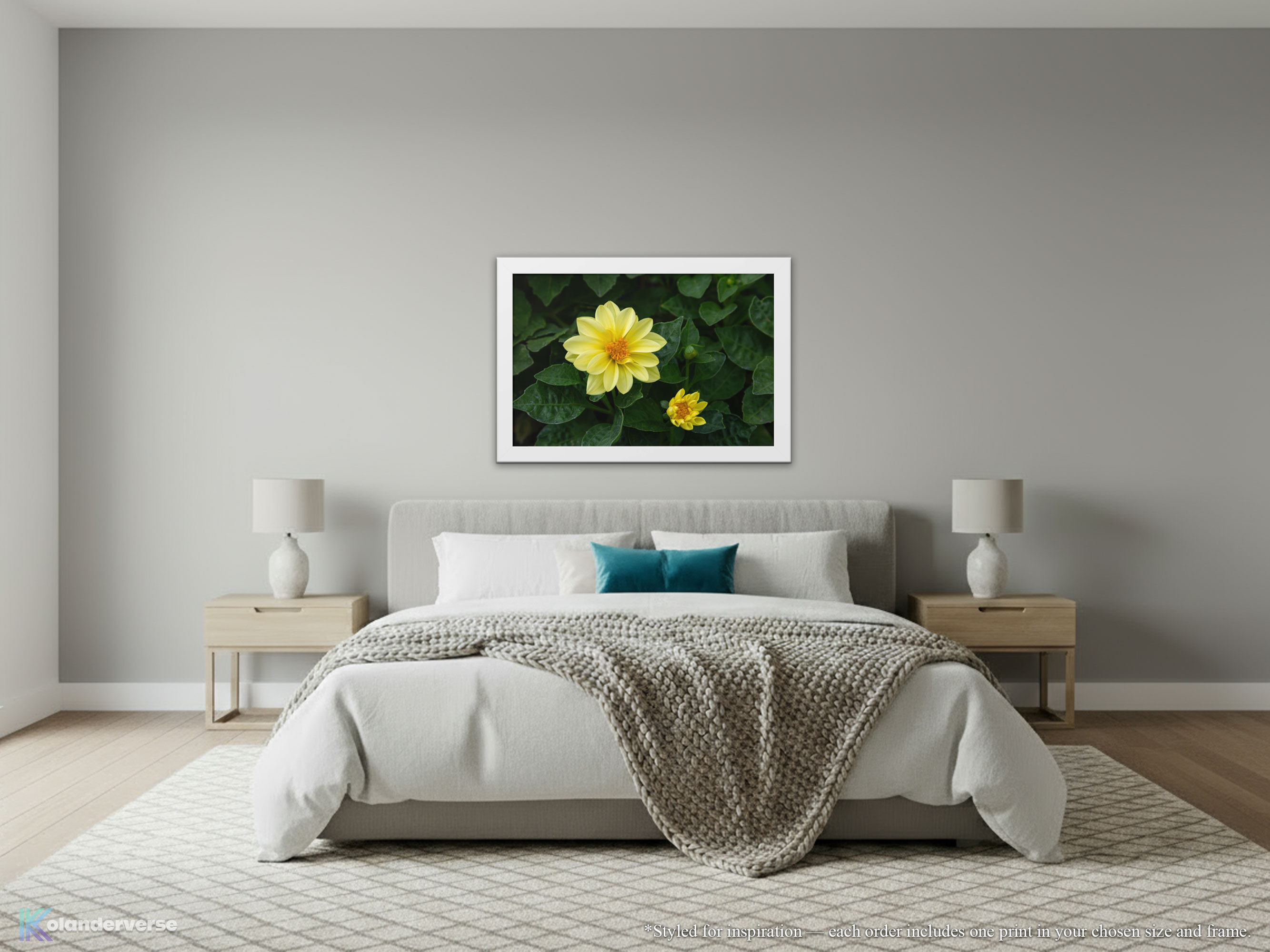 Yellow Dahlia Flower - Framed Print - Floral Botanical Photography Decor, Modern Farmhouse Artwork #37 product thumbnail image Yellow Dahlia Flower - Framed Print - Floral Botanical Photography Decor, Modern Farmhouse Artwork #37 product thumbnail image