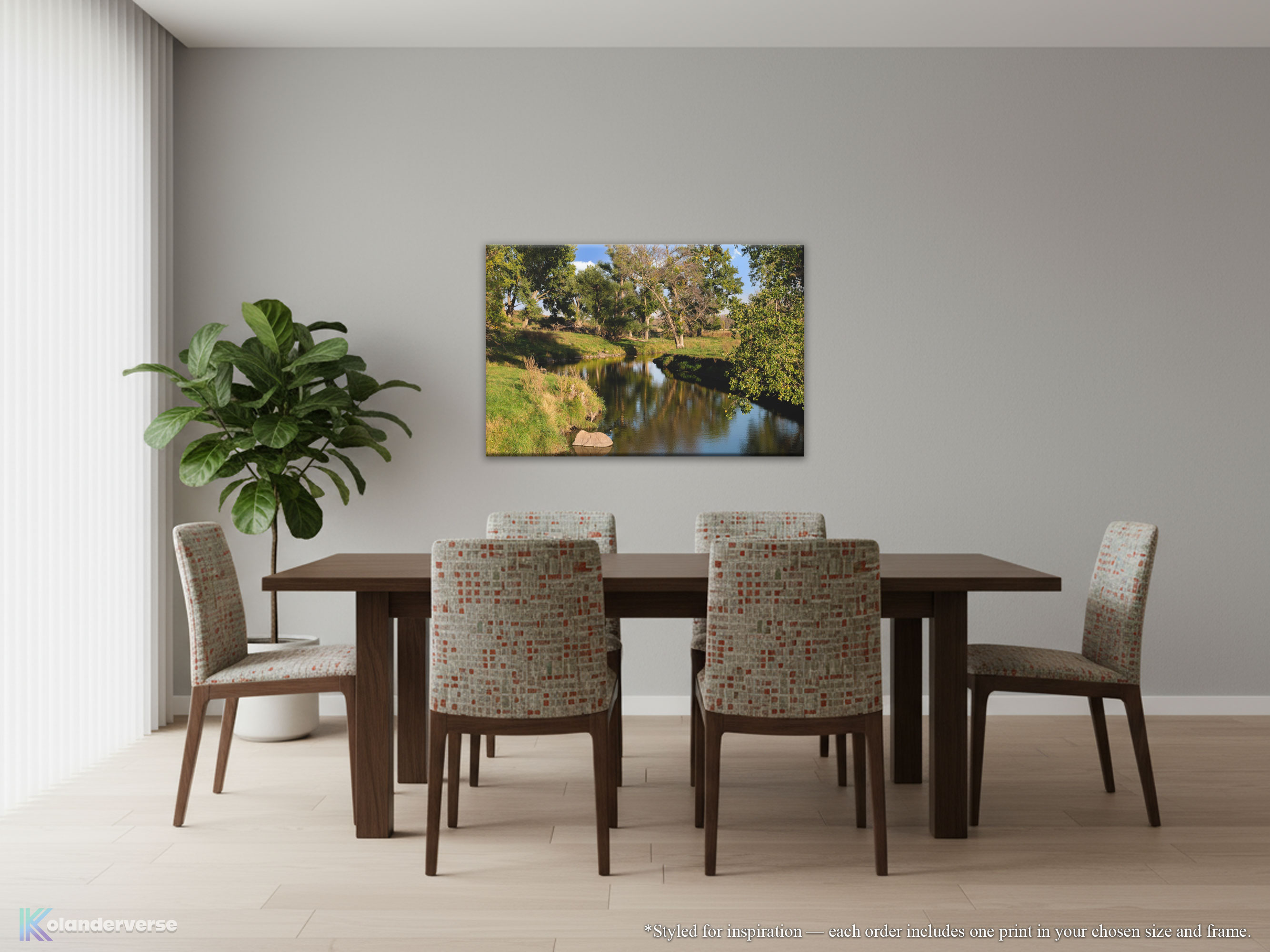 Creek Bend - Canvas Print - Rural Riverbank Water Sky Reflection Landscape Photography Wall Art #42 product thumbnail image Creek Bend - Canvas Print - Rural Riverbank Water Sky Reflection Landscape Photography Wall Art #42 product thumbnail image