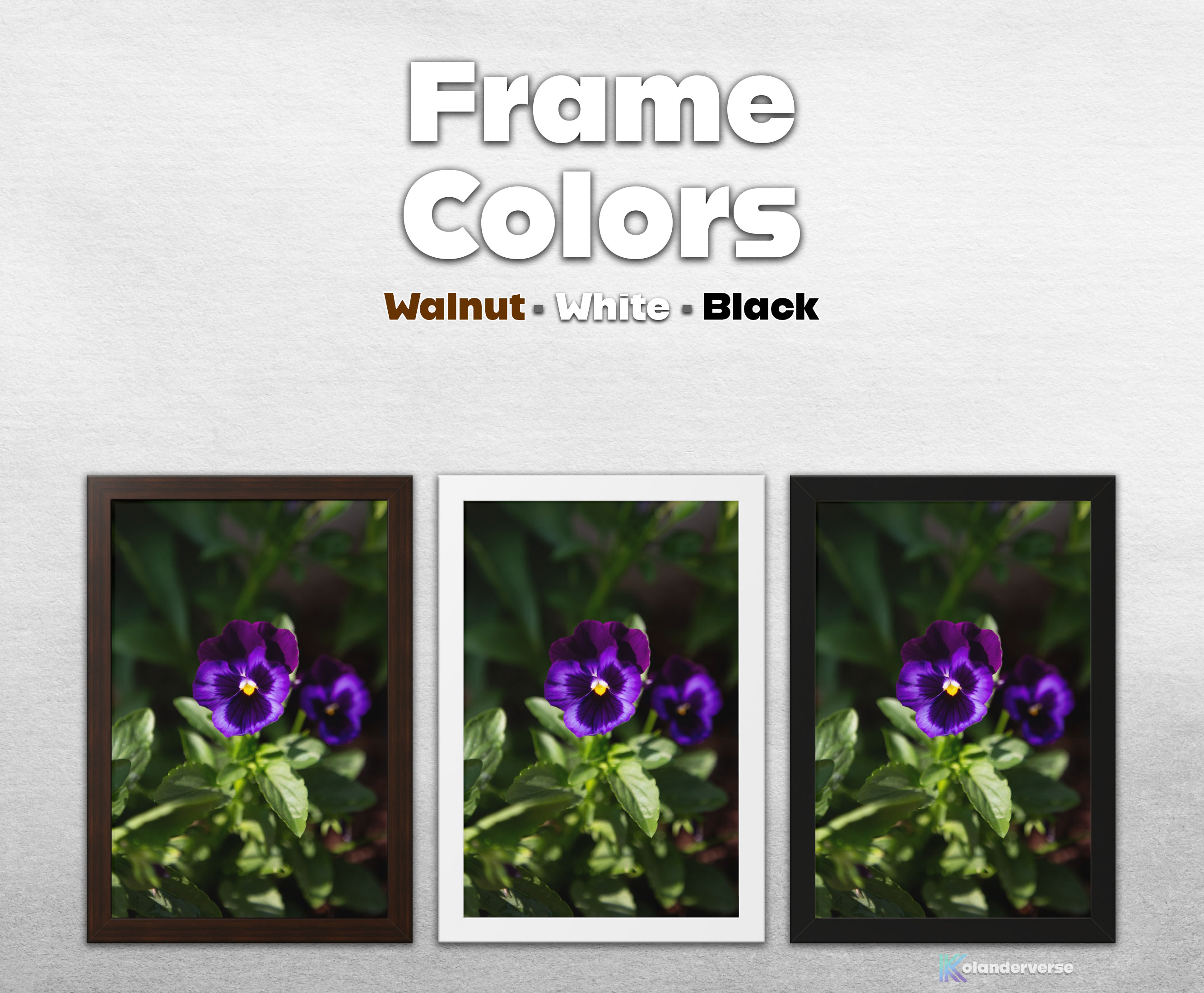Two Purple Pansies - Framed Print - Deep Violet Pansy Flowers Photography Wall Art, Botanical Floral Artwork #45 product thumbnail image Two Purple Pansies - Framed Print - Deep Violet Pansy Flowers Photography Wall Art, Botanical Floral Artwork #45 product thumbnail image