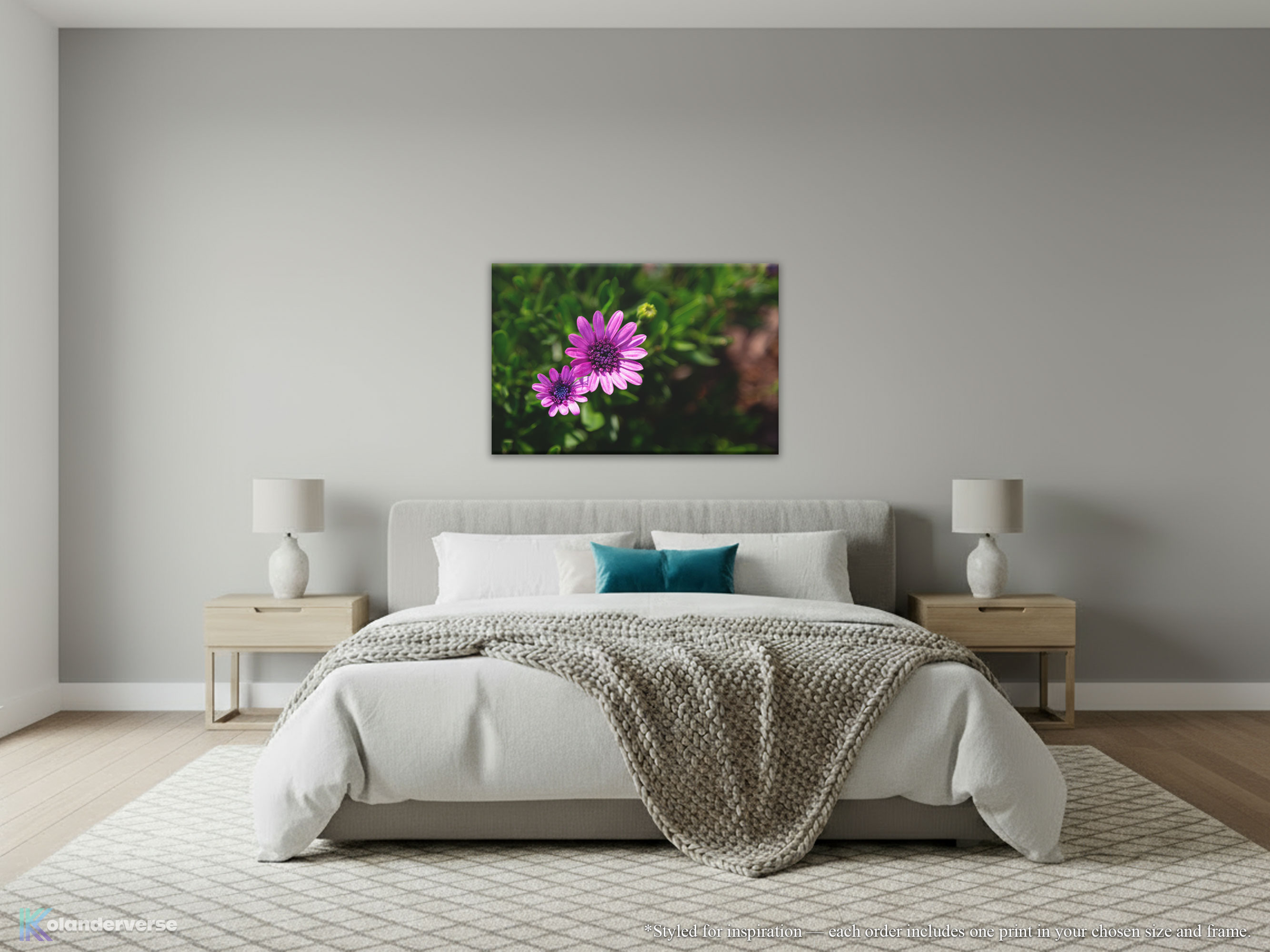 Purple African Daisy Flower - Canvas Print - Botanical Floral Nature Photography Wall Art #47 product thumbnail image Purple African Daisy Flower - Canvas Print - Botanical Floral Nature Photography Wall Art #47 product thumbnail image