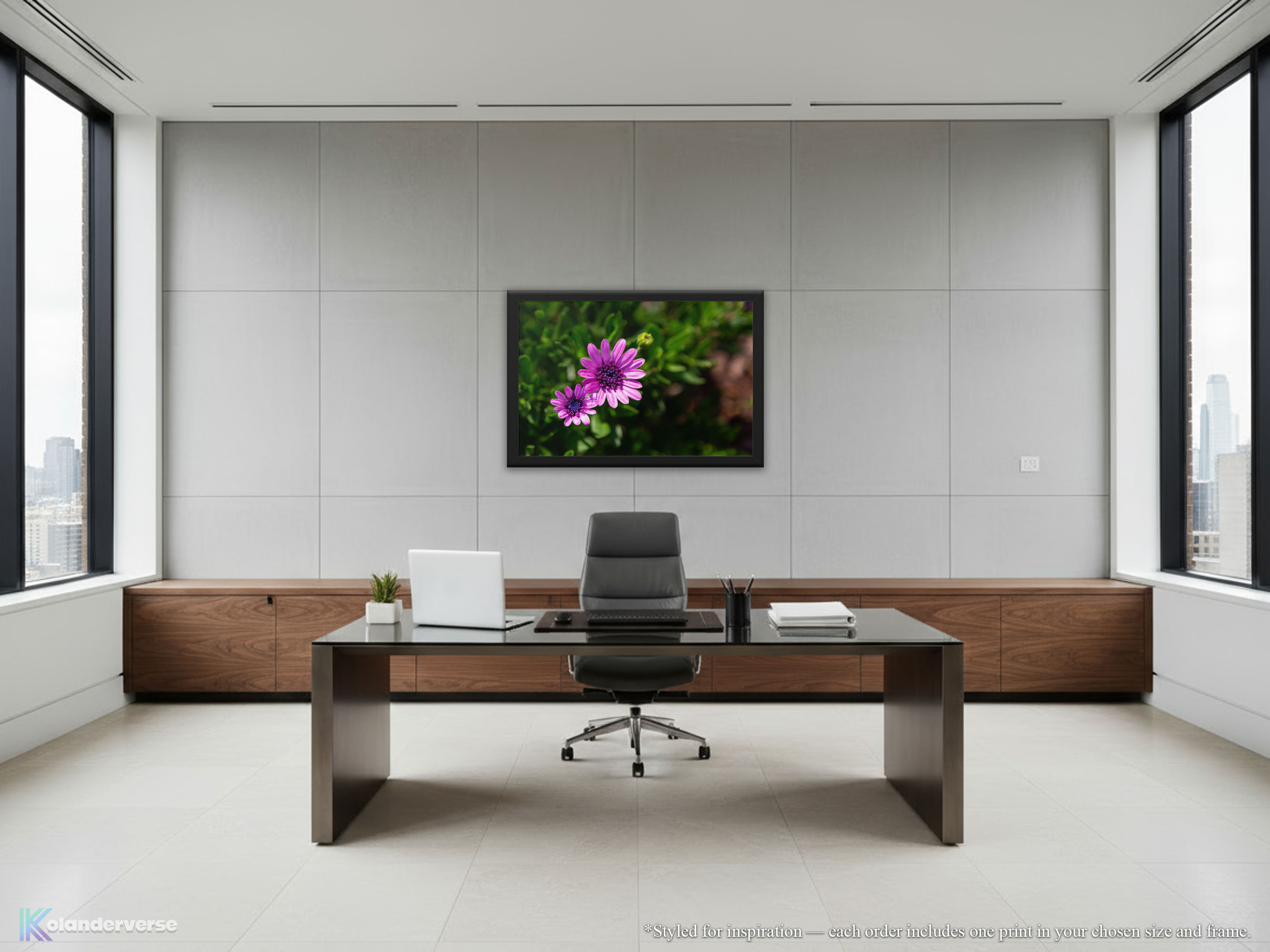 Purple African Daisy Flower - Framed Print - Botanical Floral Nature Photography Wall Art #47 product thumbnail image Purple African Daisy Flower - Framed Print - Botanical Floral Nature Photography Wall Art #47 product thumbnail image