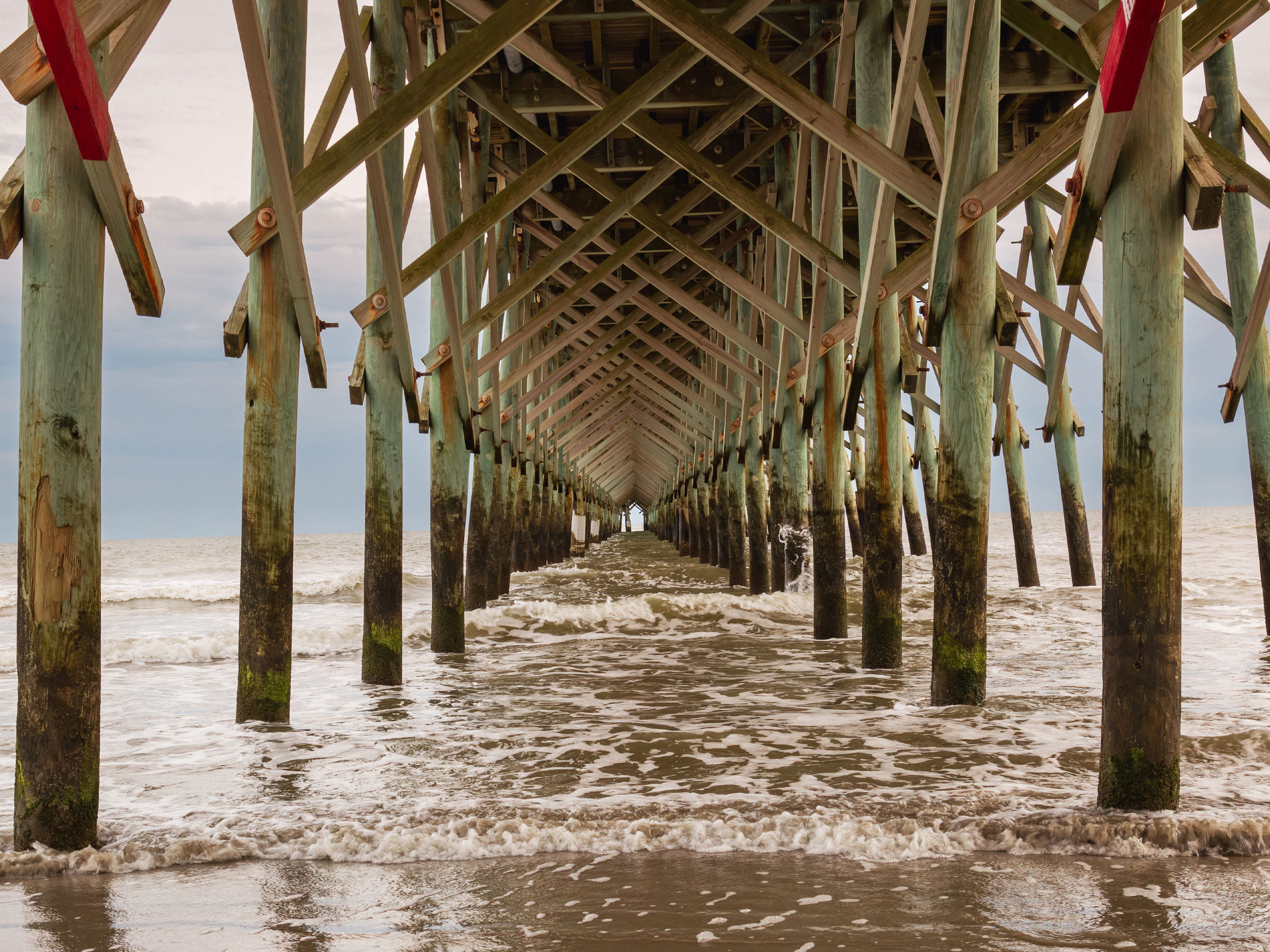 Folly Beach Pier - Giclée Poster Print Horizontal - South Carolina Coastal Photography – Symmetry Ocean Waves Under Pier Wall Art – Beach House Décor #58 product thumbnail image Folly Beach Pier - Giclée Poster Print Horizontal - South Carolina Coastal Photography – Symmetry Ocean Waves Under Pier Wall Art – Beach House Décor #58 product thumbnail image