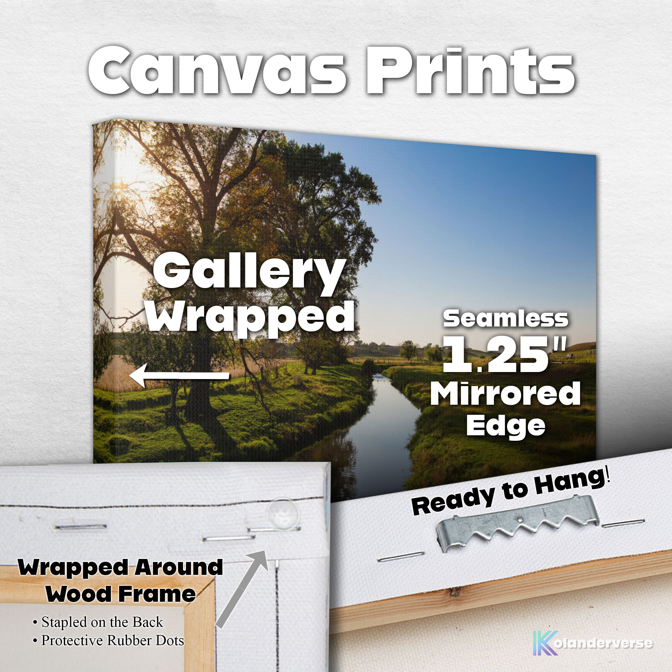 Golden Hour Creek Landscape - Canvas Print - Minnesota Countryside Photography, Peaceful Pasture Farmhouse Decor for Living Room or Office #3 product thumbnail image Golden Hour Creek Landscape - Canvas Print - Minnesota Countryside Photography, Peaceful Pasture Farmhouse Decor for Living Room or Office #3 product thumbnail image