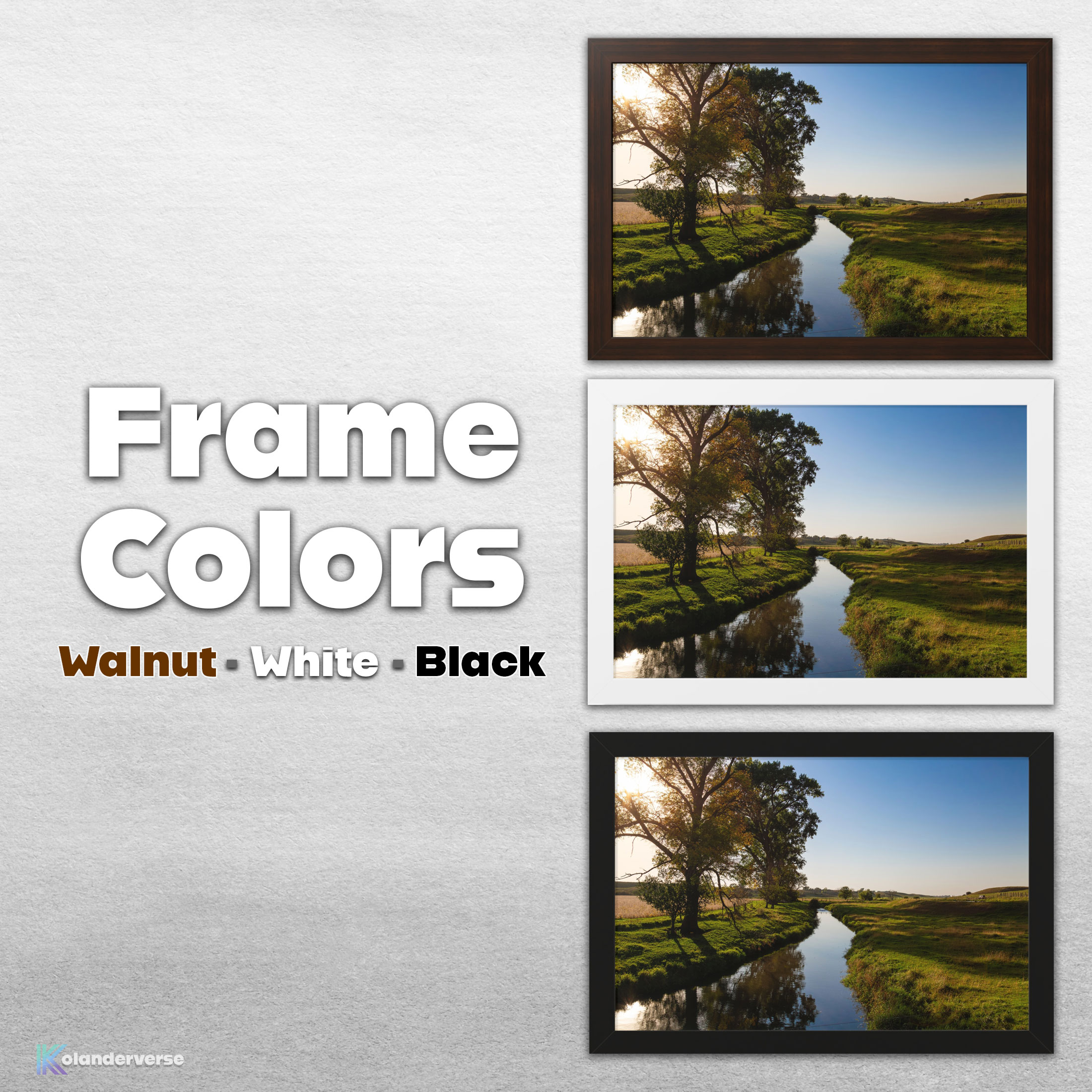 Golden Hour Creek Landscape - Framed Print - Minnesota Countryside Photography, Peaceful Pasture Farmhouse Decor for Living Room or Office #3 product thumbnail image Golden Hour Creek Landscape - Framed Print - Minnesota Countryside Photography, Peaceful Pasture Farmhouse Decor for Living Room or Office #3 product thumbnail image