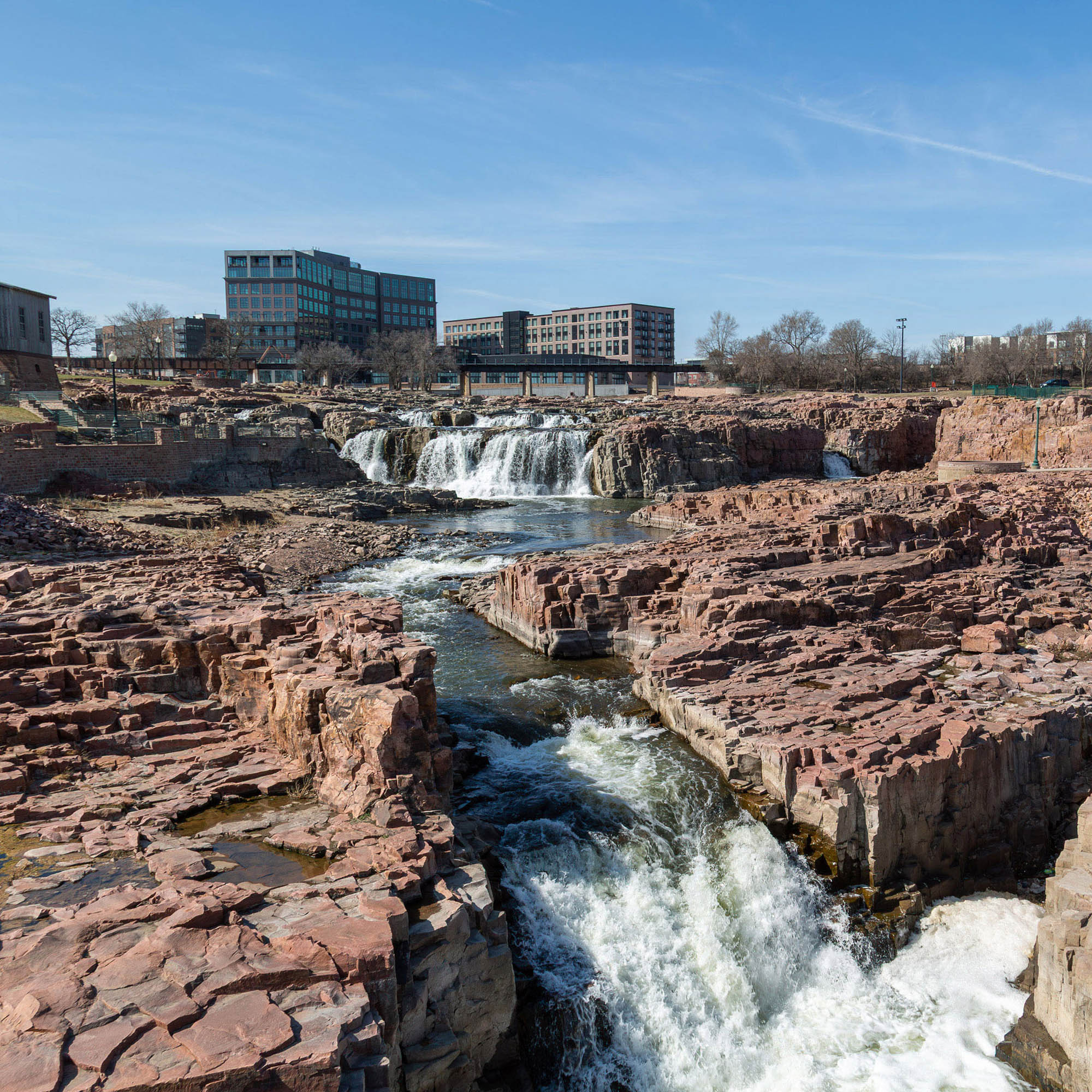 Falls Park Waterfalls - Canvas Print - Sioux Falls South Dakota Print – Quartzite Nature Landscape Photography Wall Art #6 Falls Park Waterfalls - Canvas Print - Sioux Falls South Dakota Print – Quartzite Nature Landscape Photography Wall Art #6