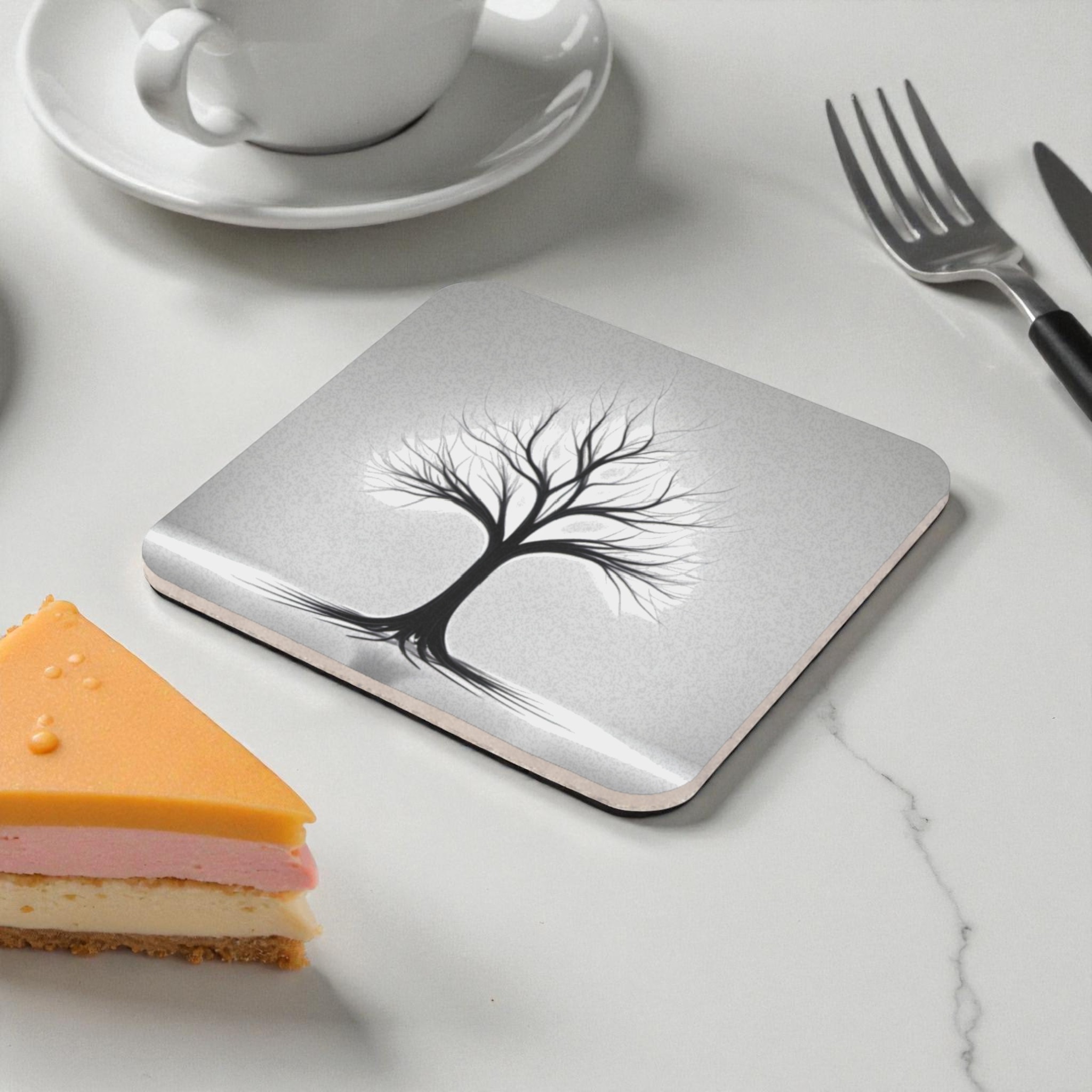 Calming Tree of Life Cork Back Coaster