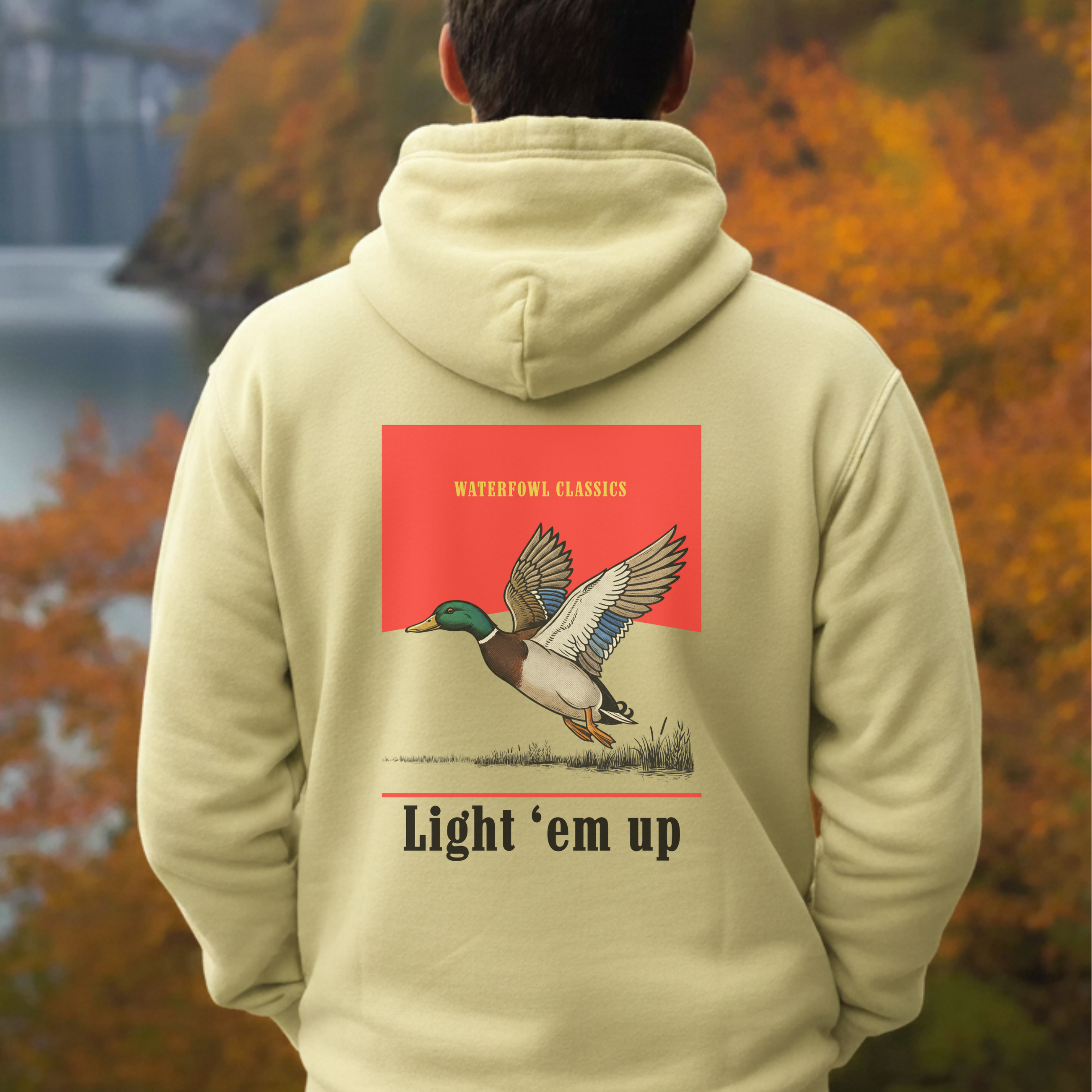 Light 'Em Up Duck Hunting Hoodie | Duck Hunting Sweatshirt | Hunting Season Apparel product thumbnail image Light 'Em Up Duck Hunting Hoodie | Duck Hunting Sweatshirt | Hunting Season Apparel product thumbnail image