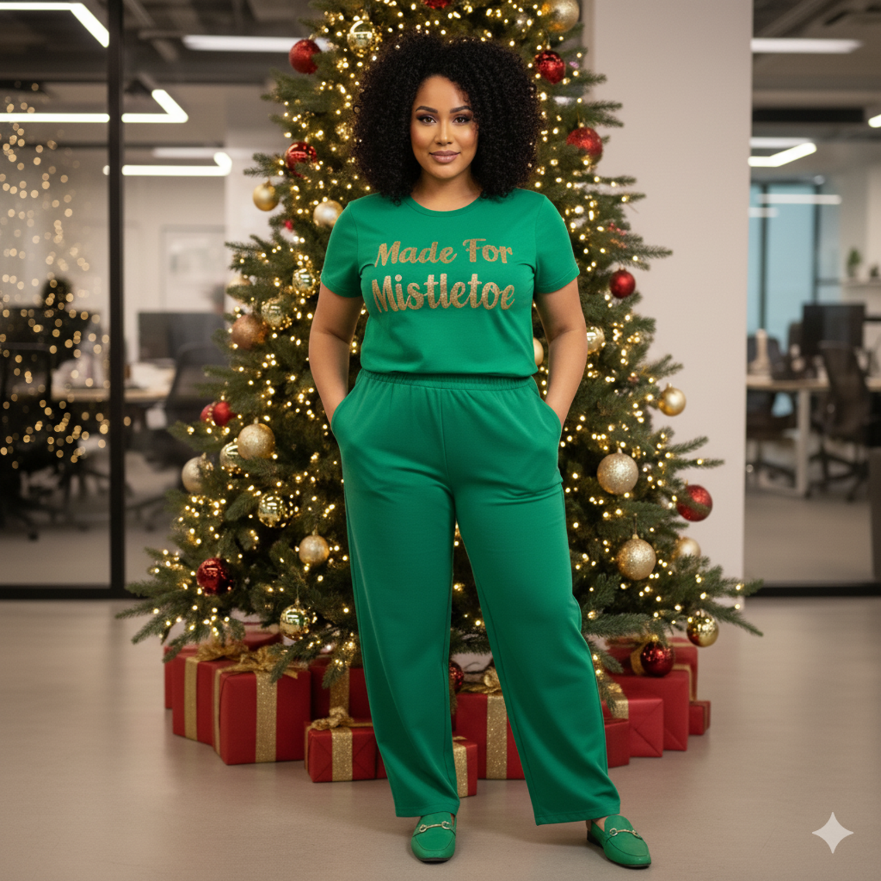 Made For Mistletoe T-Shirt — Holiday Christmas Party Tee Made For Mistletoe T-Shirt — Holiday Christmas Party Tee