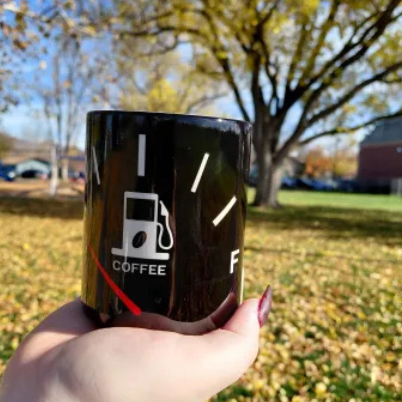 Empty Coffee - Magic Mug, 11oz product thumbnail image Empty Coffee - Magic Mug, 11oz product thumbnail image