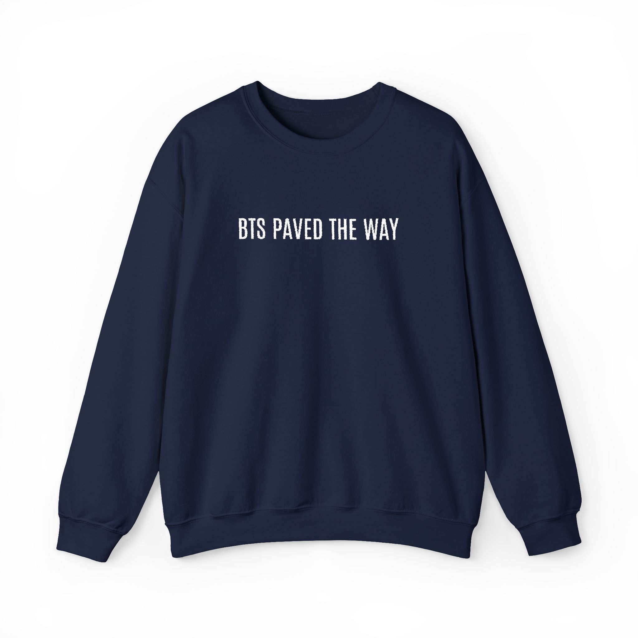 Embroidered White Thread Paved The Way Unisex Sweatshirt product thumbnail image Embroidered White Thread Paved The Way Unisex Sweatshirt product thumbnail image
