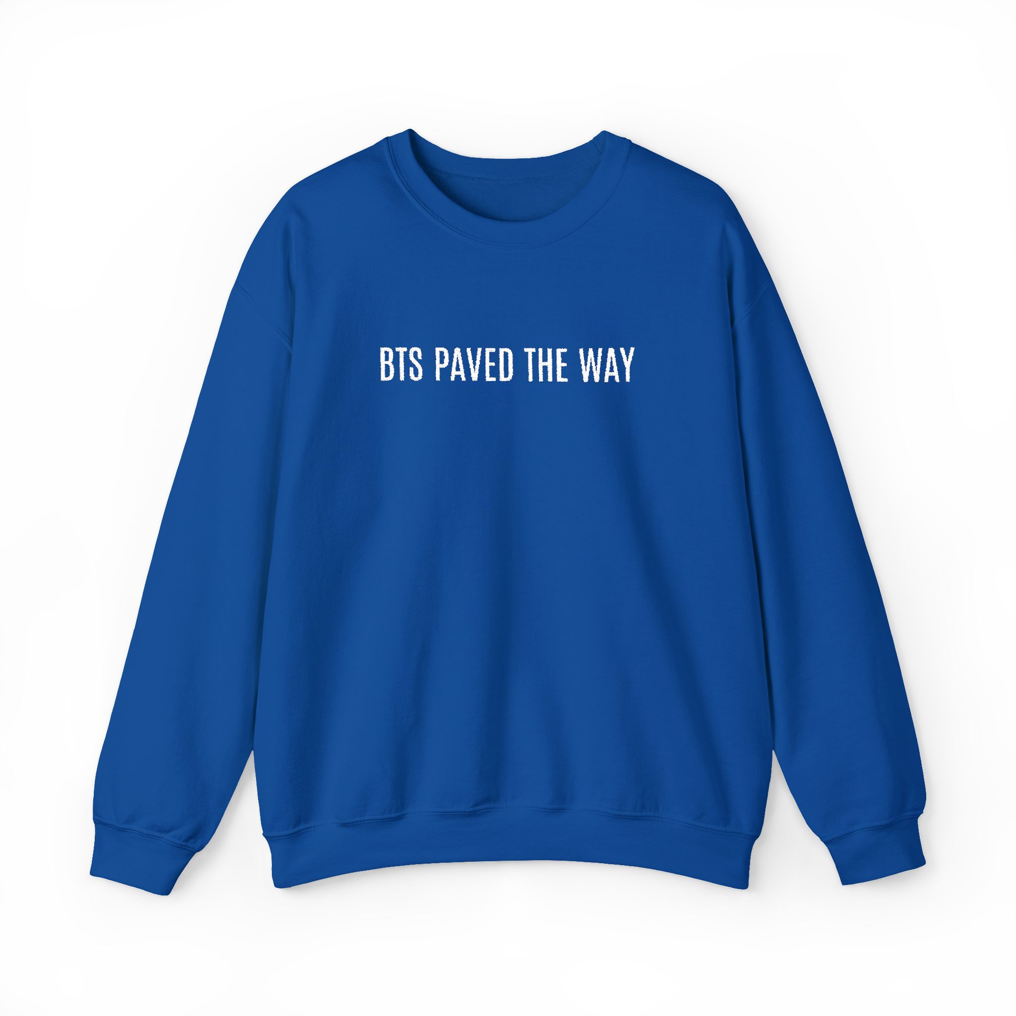 Embroidered White Thread Paved The Way Unisex Sweatshirt product thumbnail image Embroidered White Thread Paved The Way Unisex Sweatshirt product thumbnail image